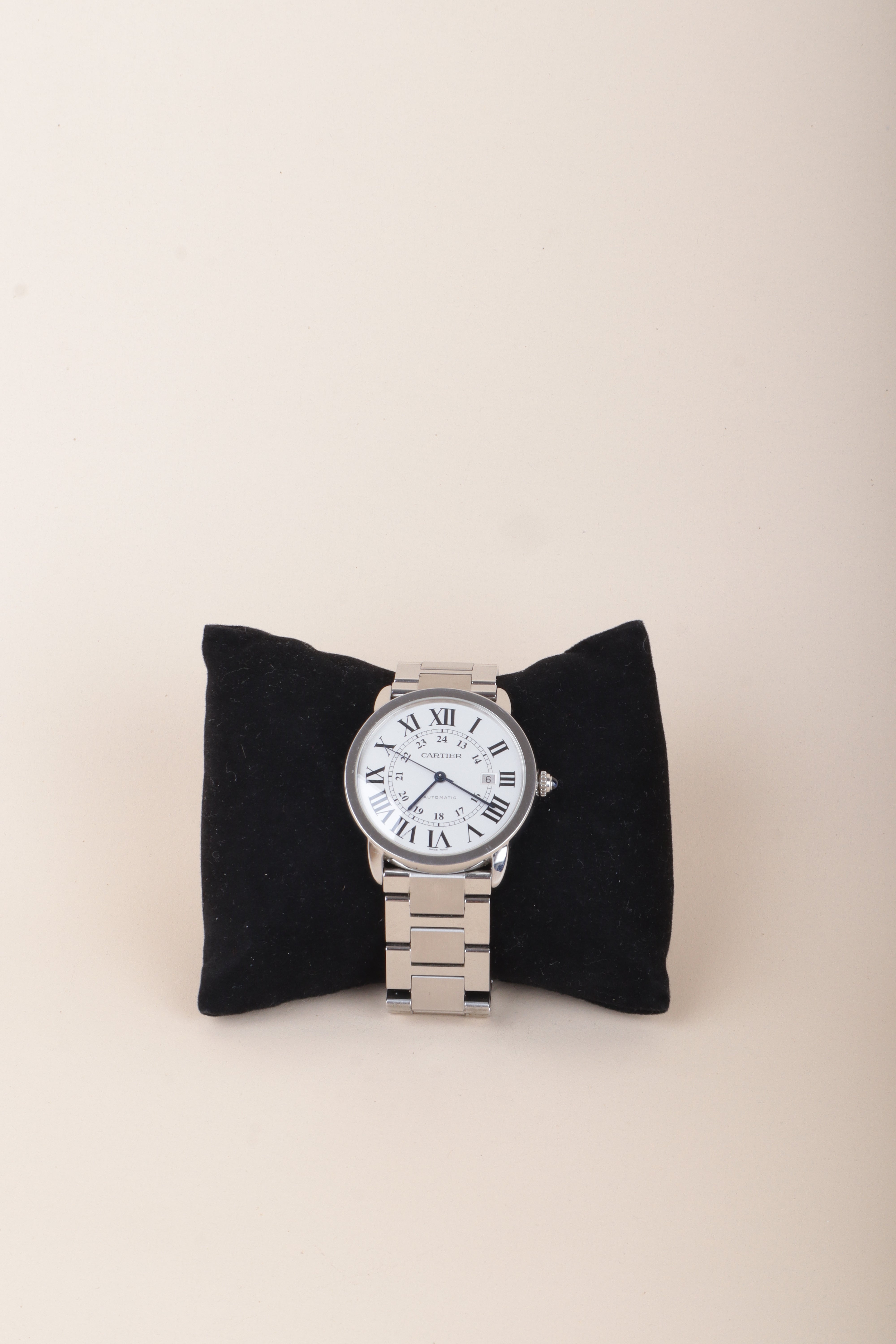 Cartier Stainless Steel Ronde Solo Automatic Watch