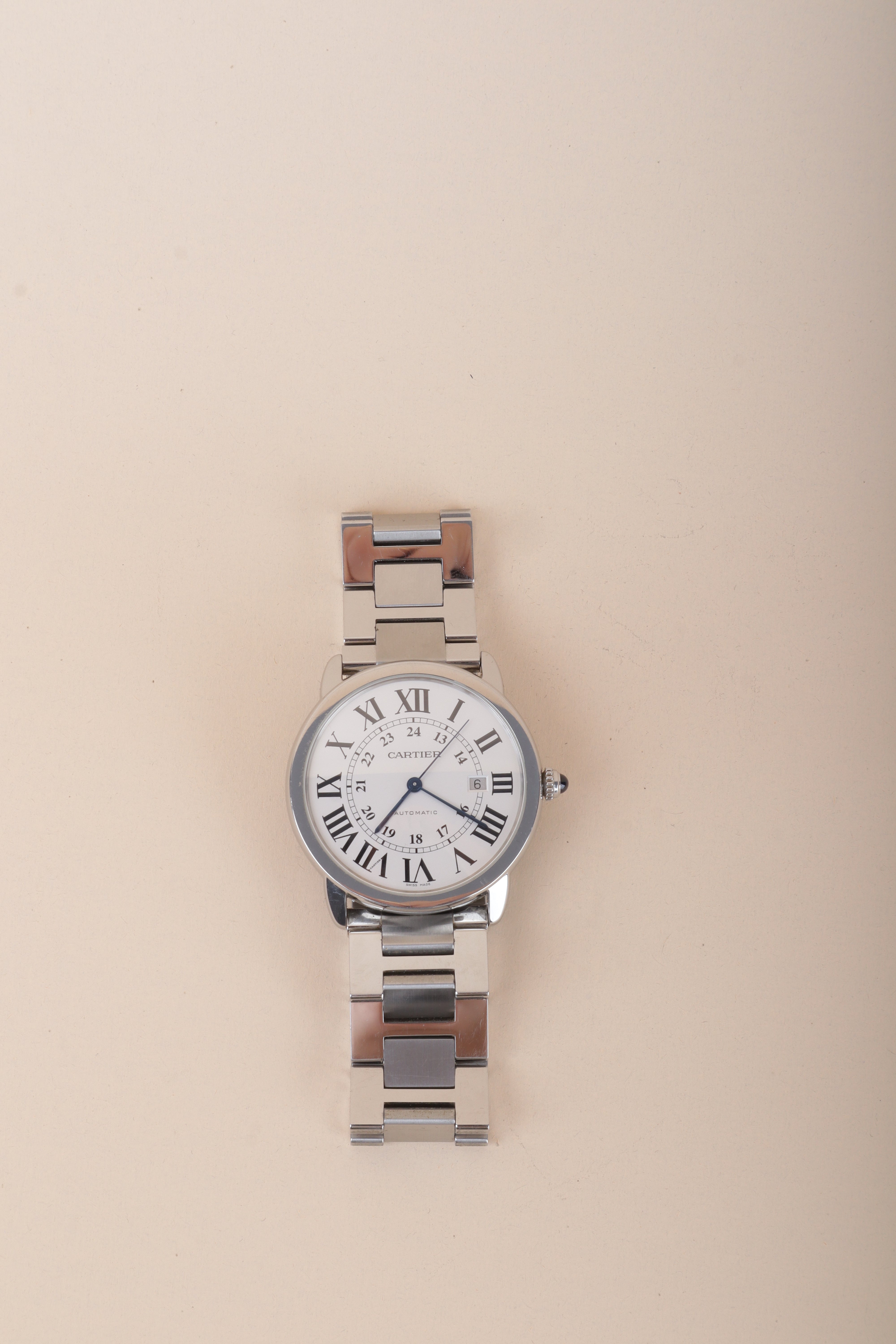 Cartier Stainless Steel Ronde Solo Automatic Watch