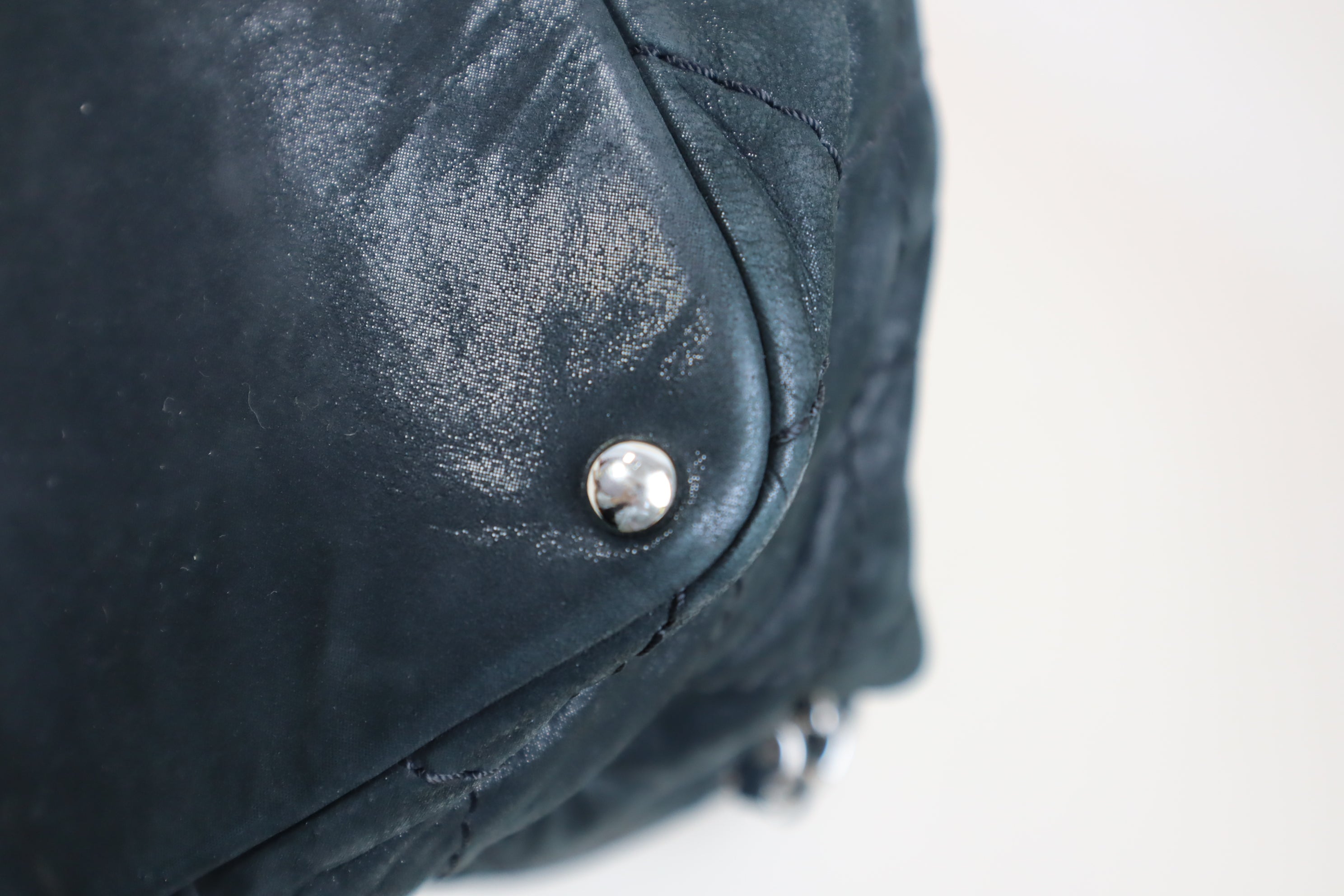 Chanel Black Iridescent CC Tote Bag