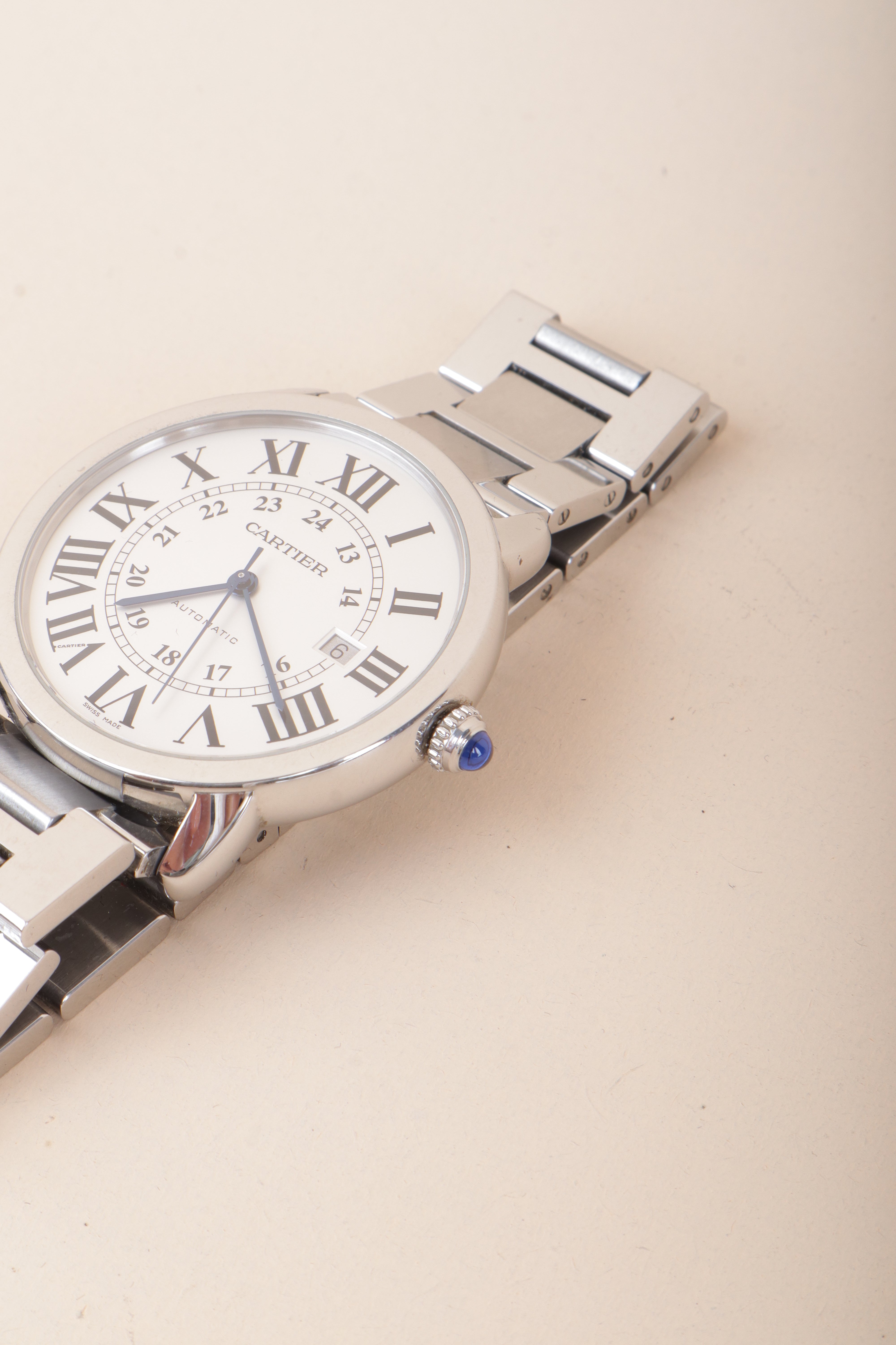 Cartier Stainless Steel Ronde Solo Automatic Watch
