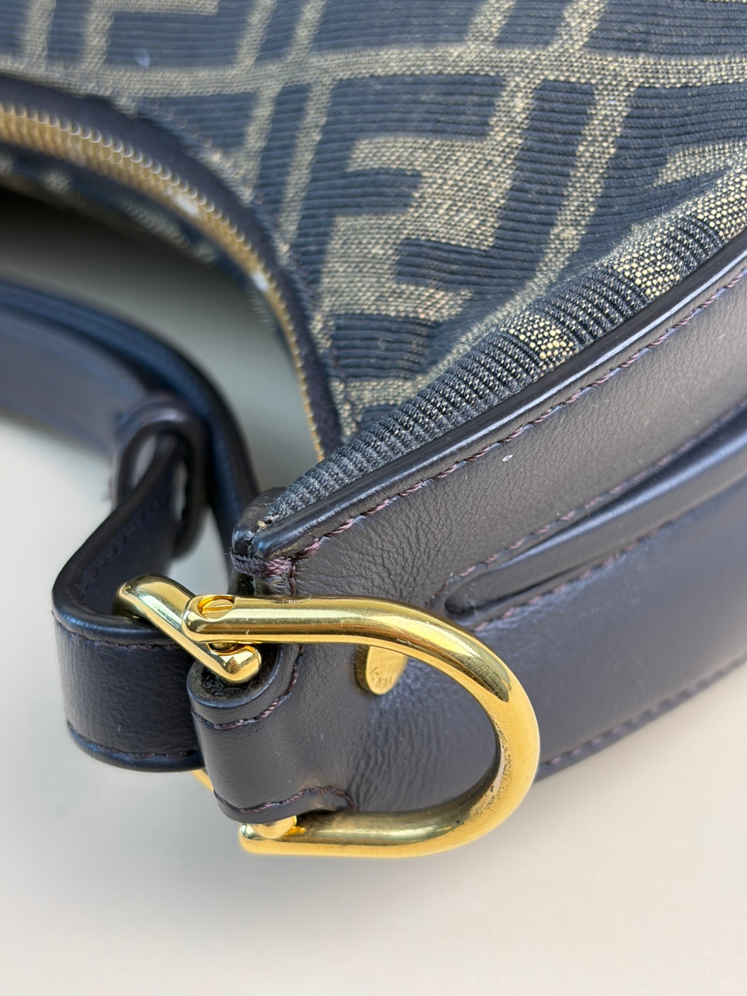 Fendi Brown FF Fendigraphy Small Bag