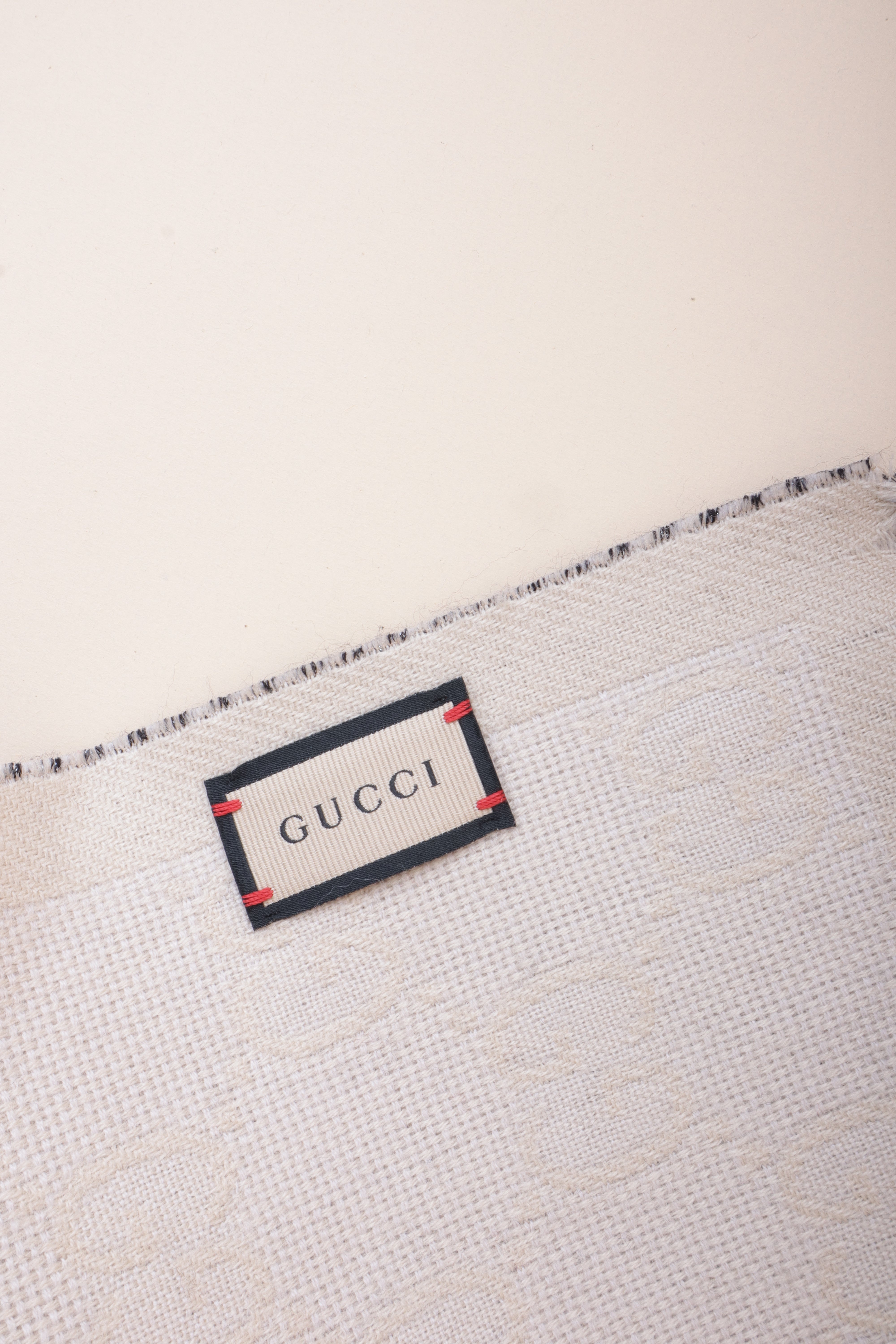 Gucci Bicolor Sparkle GG Wool Scarf