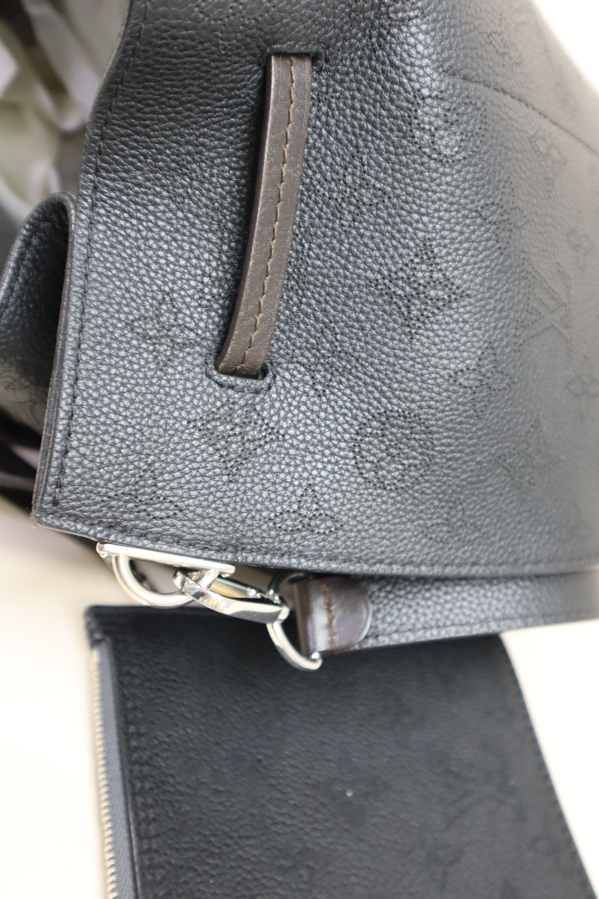 Louis Vuitton Black Monogram Mahina Girolata Tote Bag