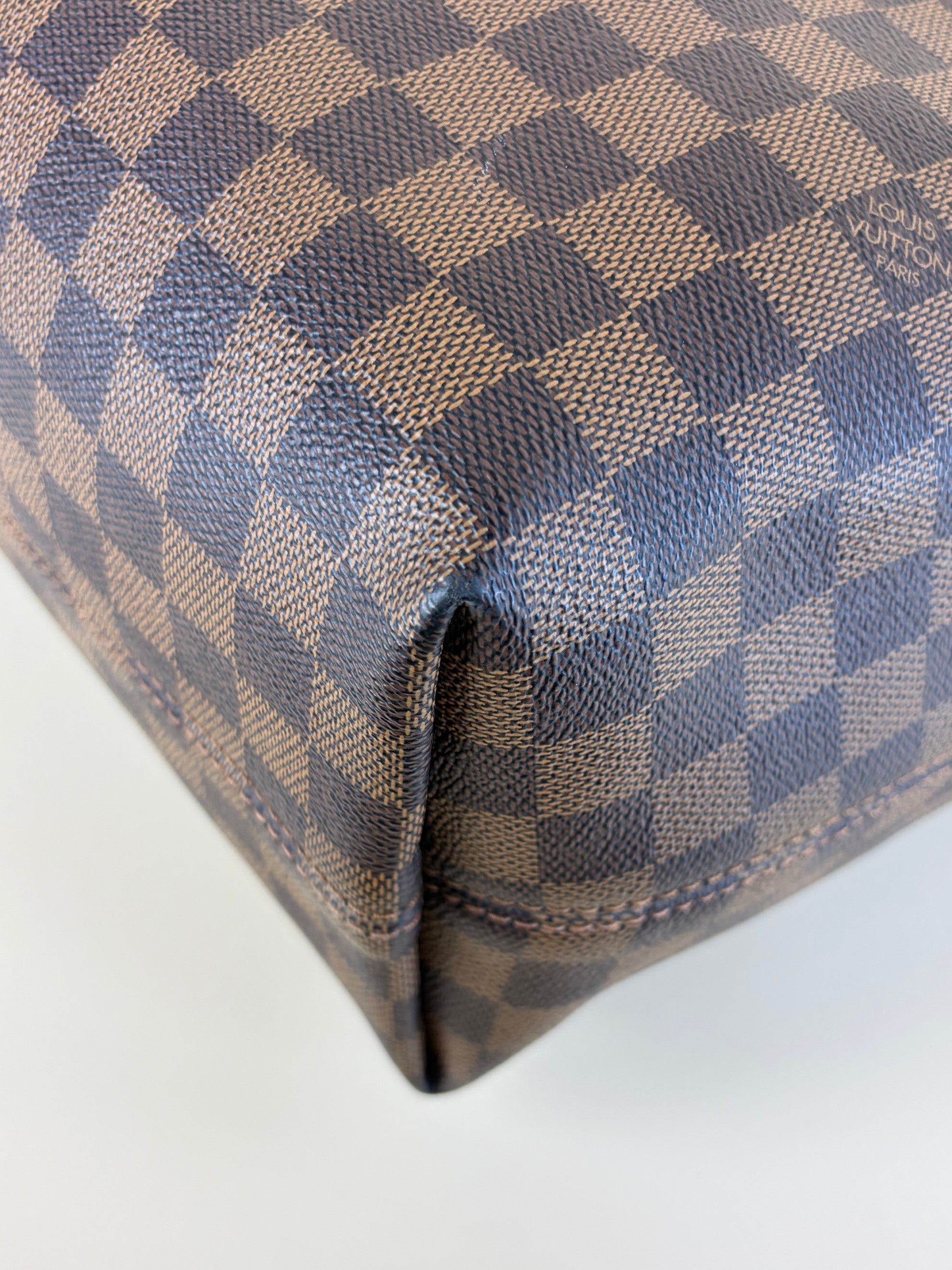 Louis Vuitton Damier Ebene canvas graceful mm hobo bag