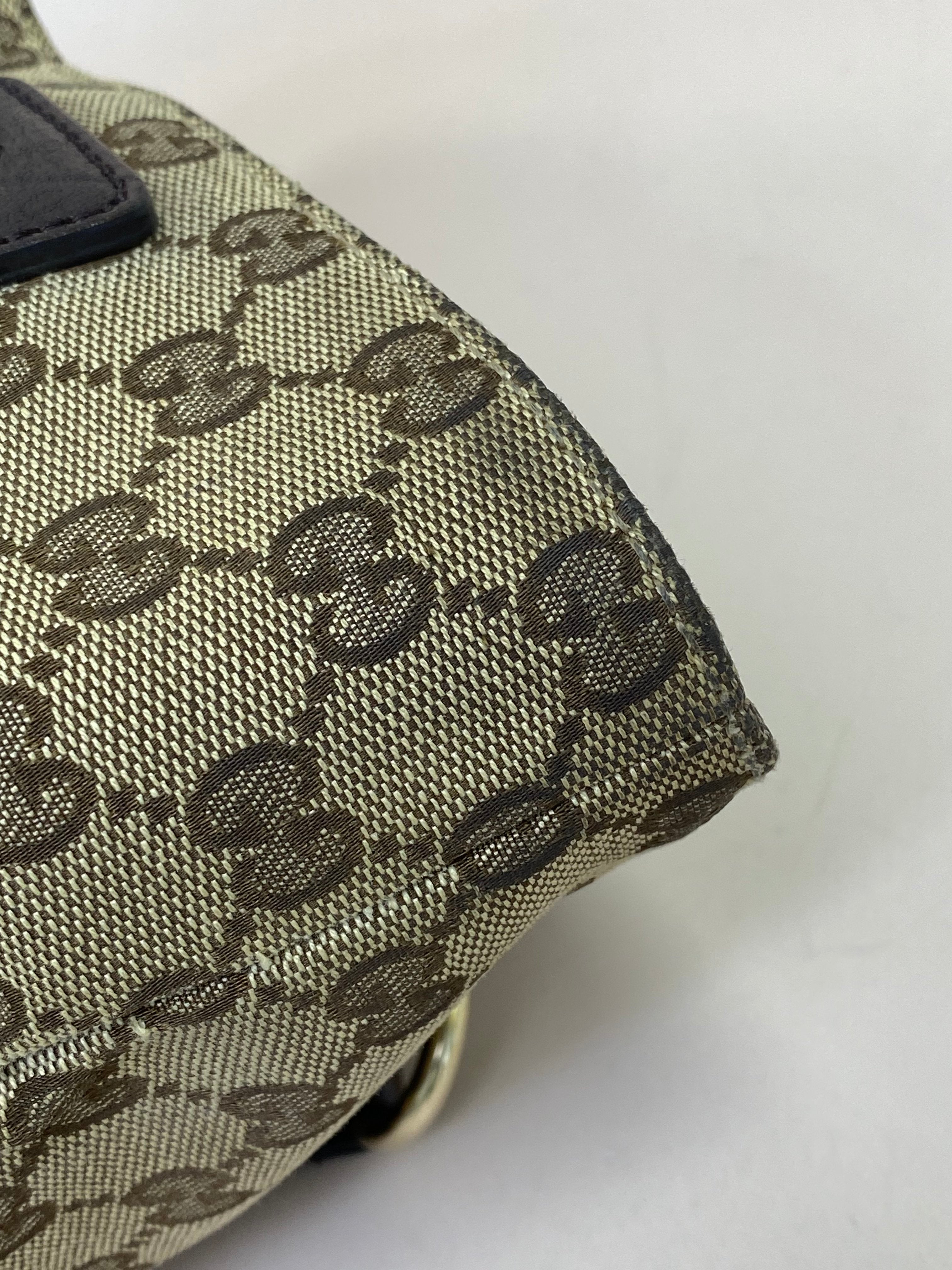 Gucci Brown GG Charm Tote Bag