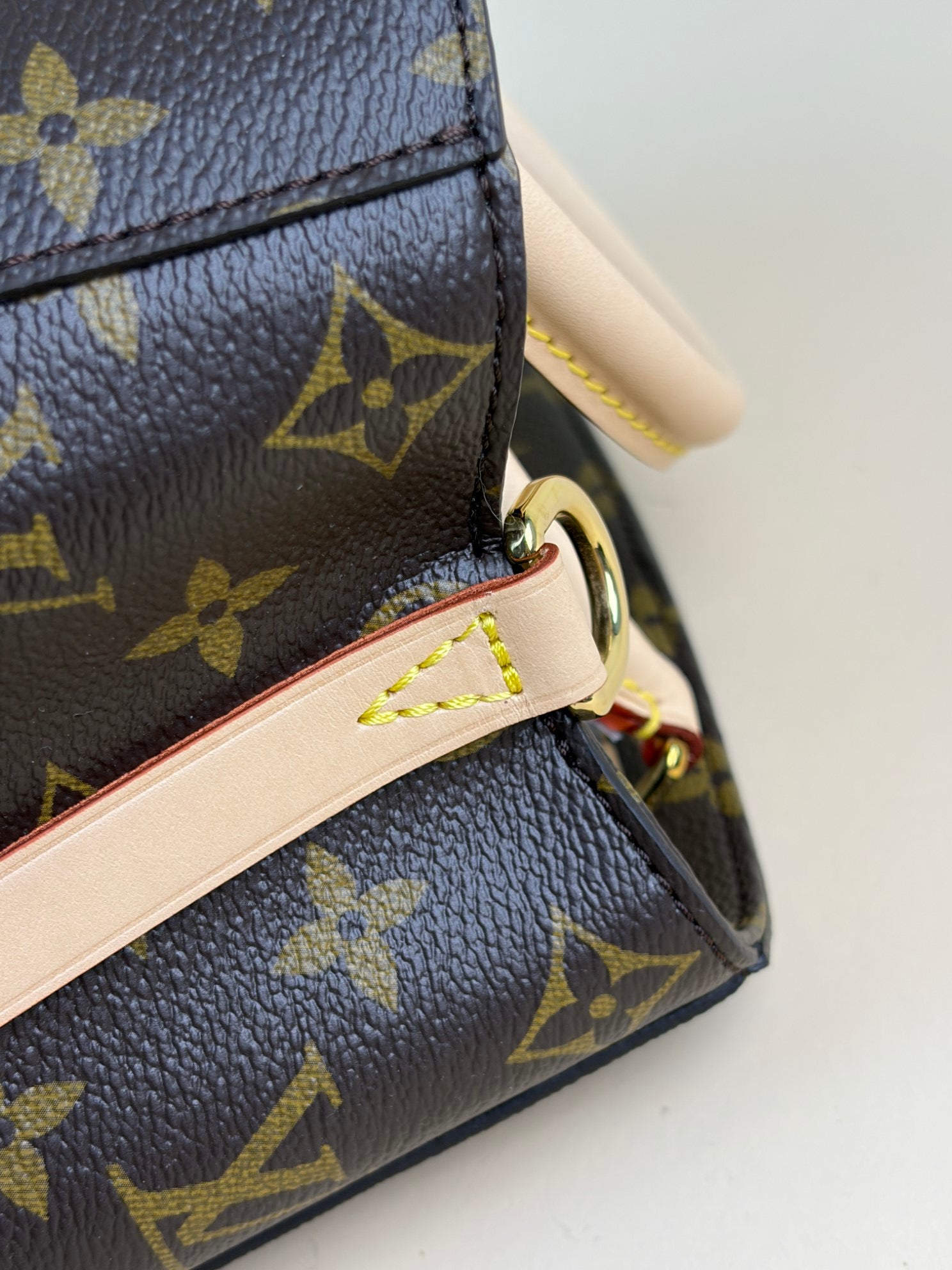 Louis Vuitton Monogram Montaigne BB Tote Bag with Strap