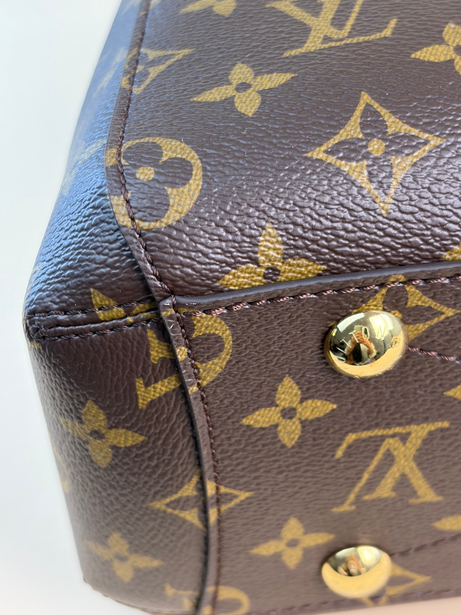 Louis Vuitton Monogram Montaigne BB Tote Bag with Strap