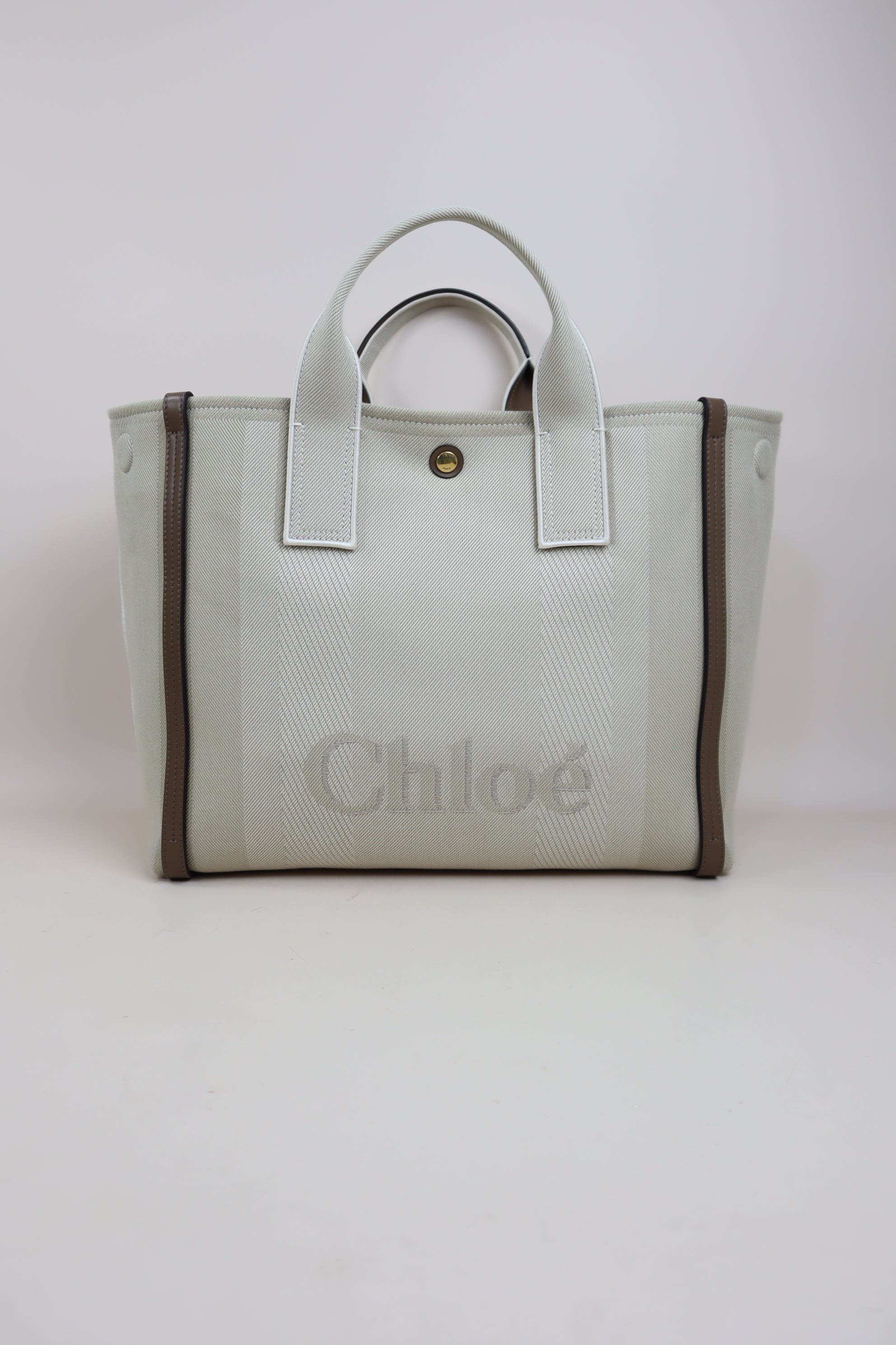 Chloe Bicolor Carry Tote Large Bag