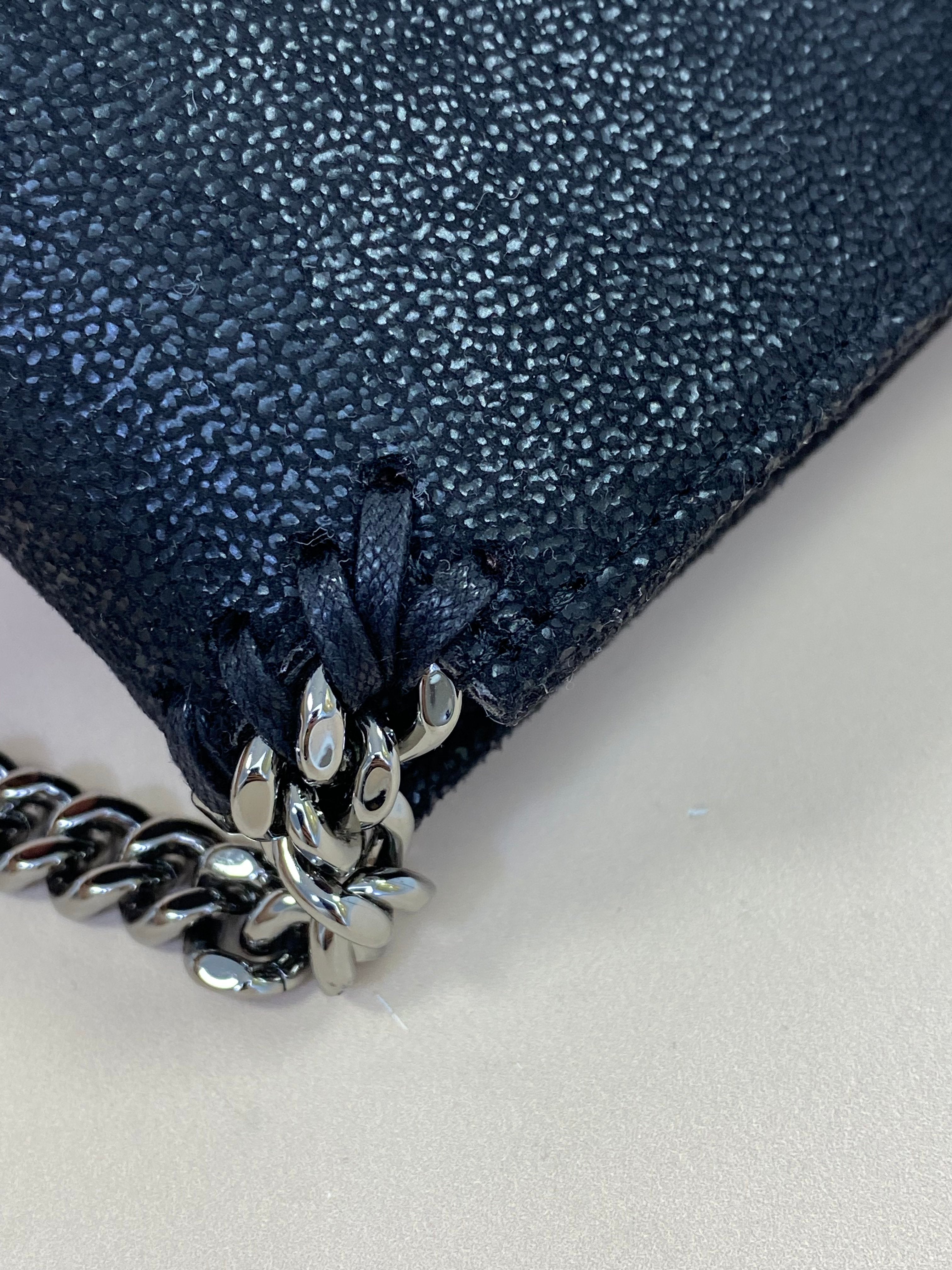 Stella Mccartney Black Falabella Mini Crossbody Bag