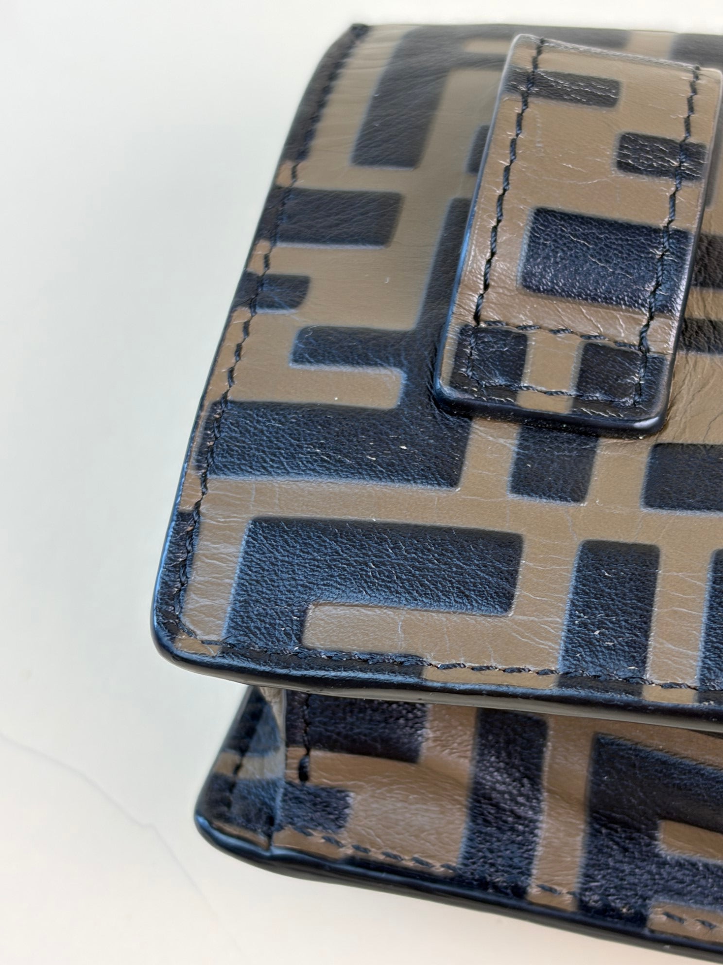 Fendi Bicolor FF 1974 Zucca Belt Bag