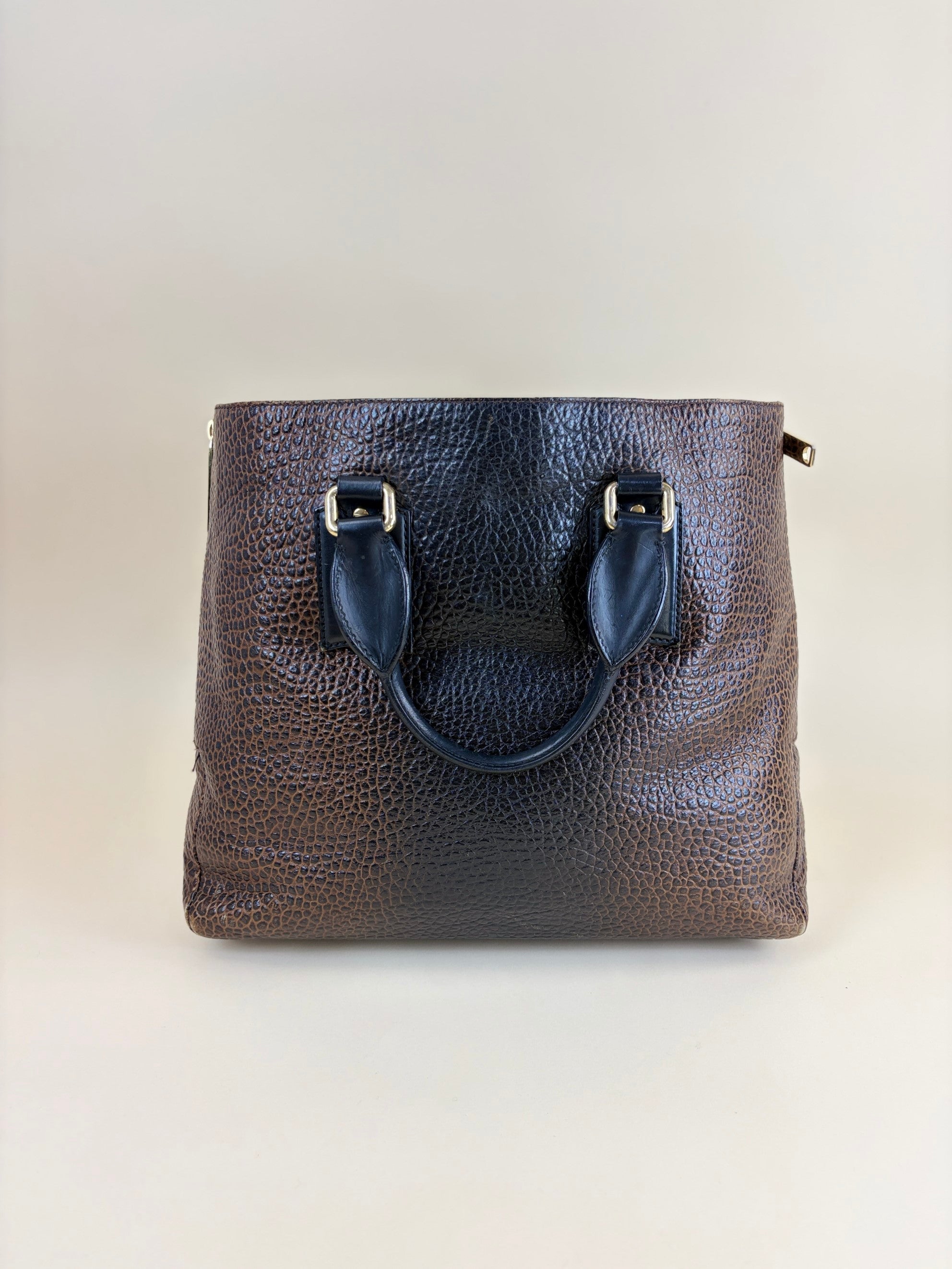 Burberry Brown Large Callaghan Tote Bag