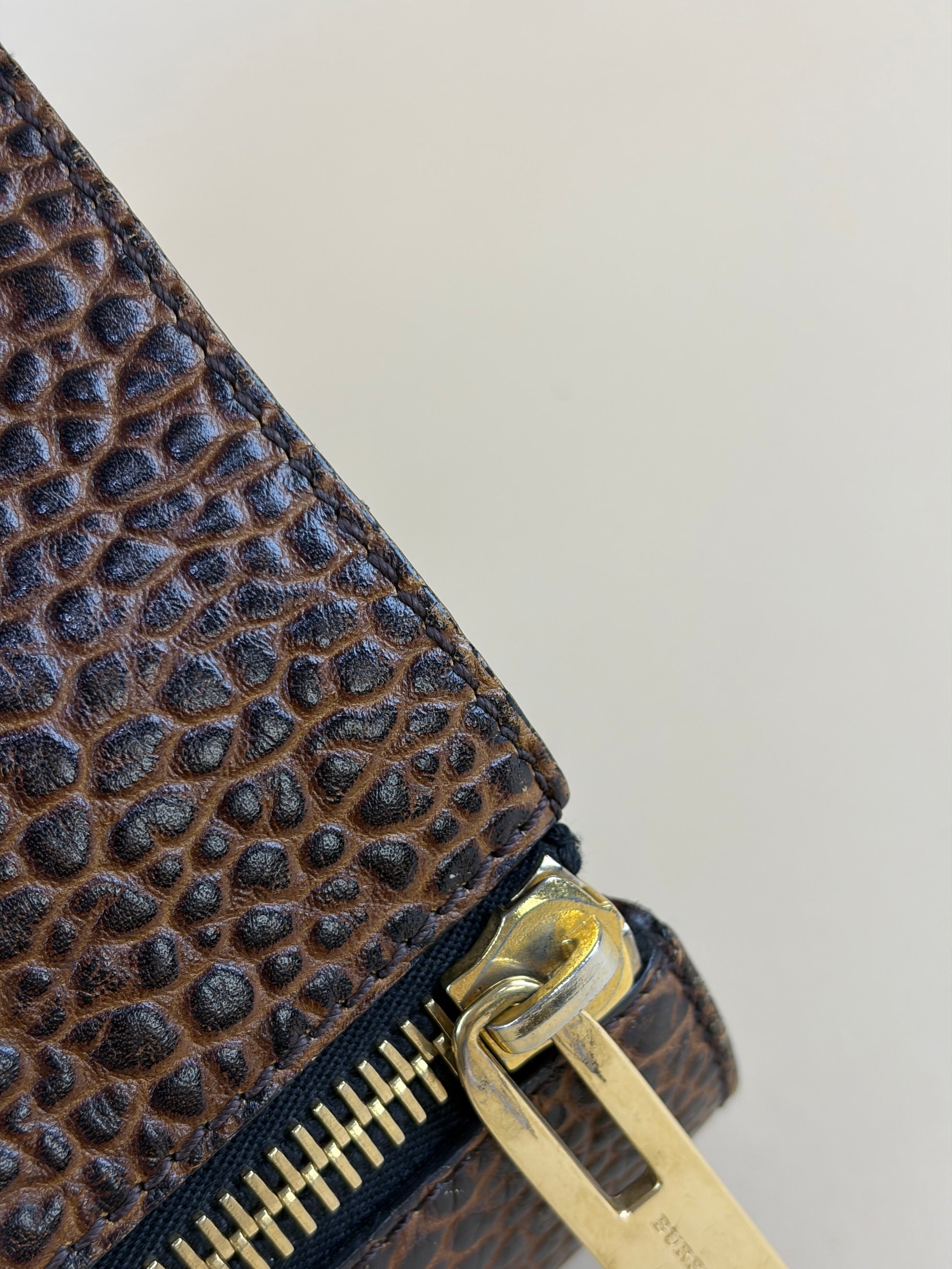 Burberry Brown Large Callaghan Tote Bag