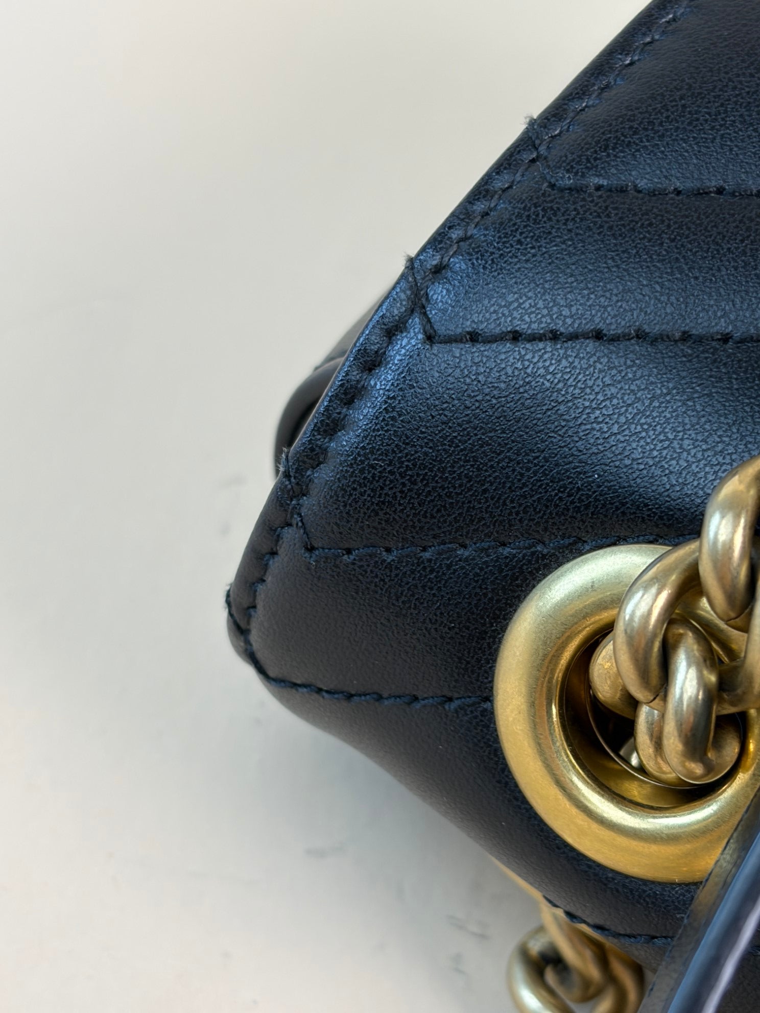 Gucci Black Marmont Small Shoulder Bag