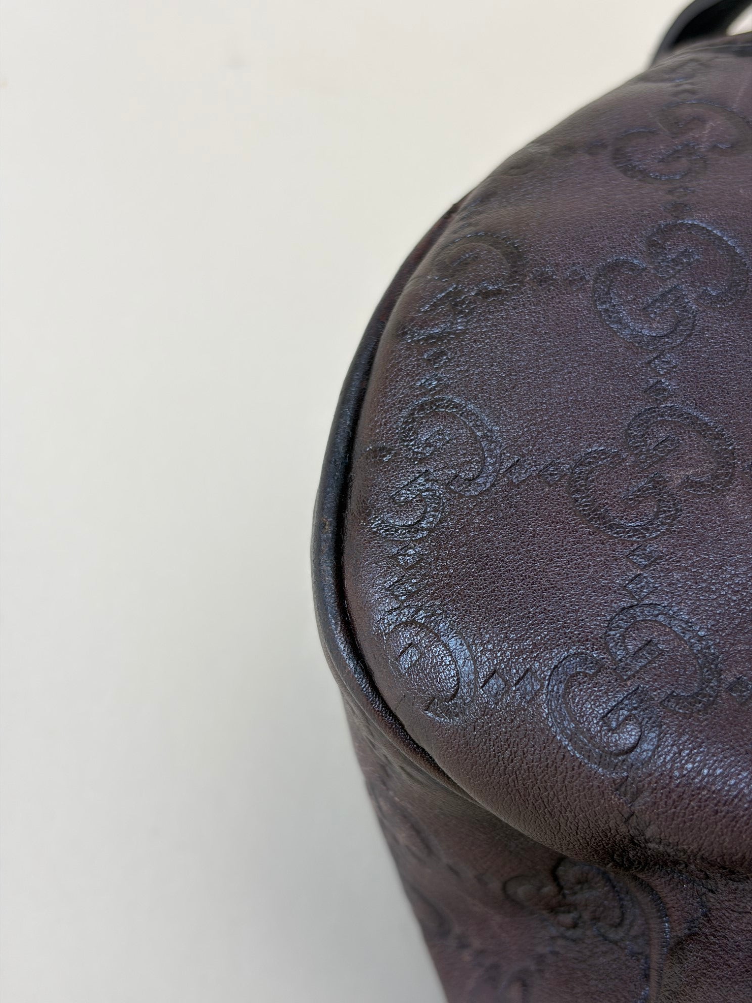 Gucci  horse bit limited edition dark brown Gucci Sima leather 85th anniversary