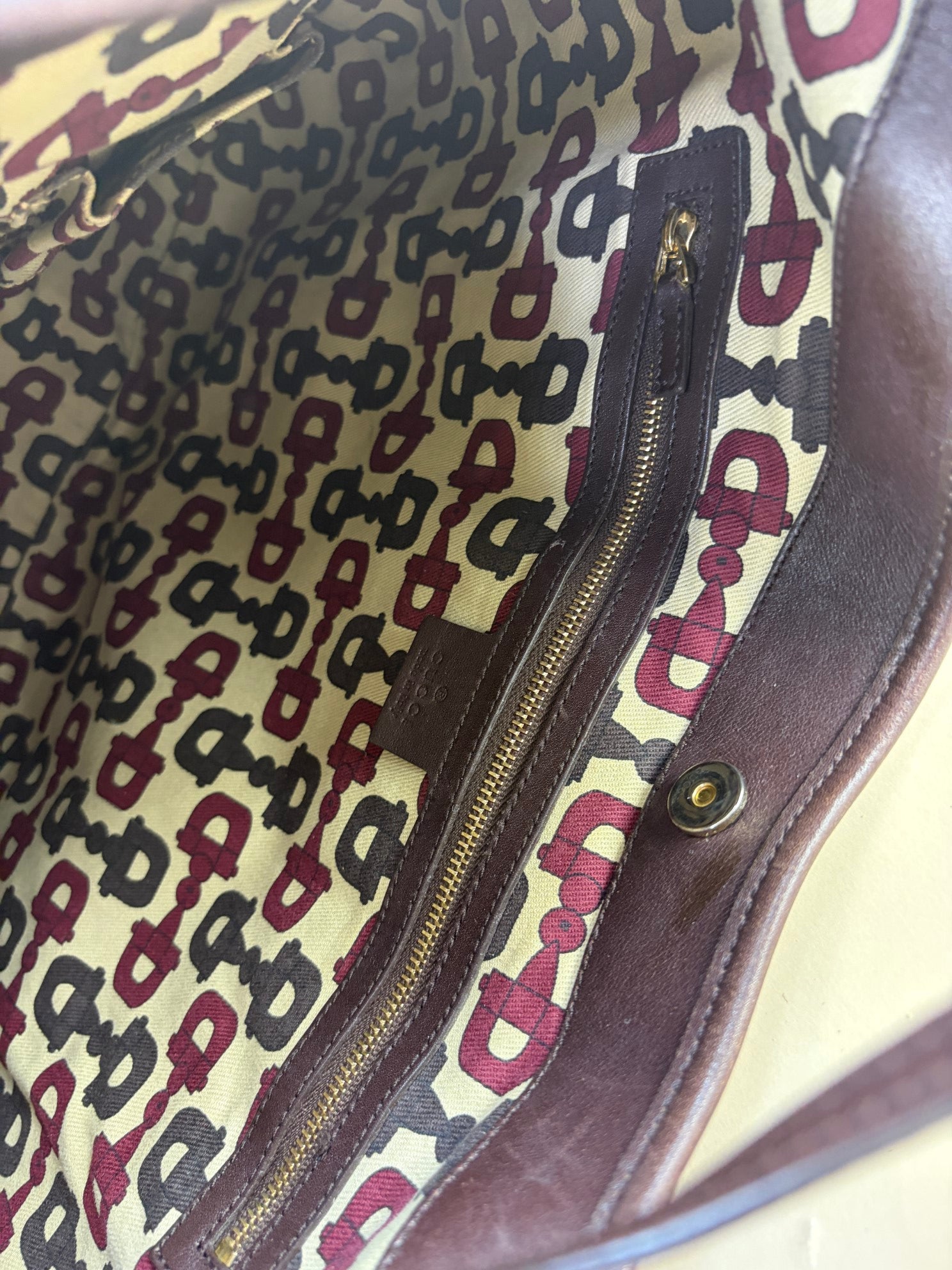 Gucci  horse bit limited edition dark brown Gucci Sima leather 85th anniversary