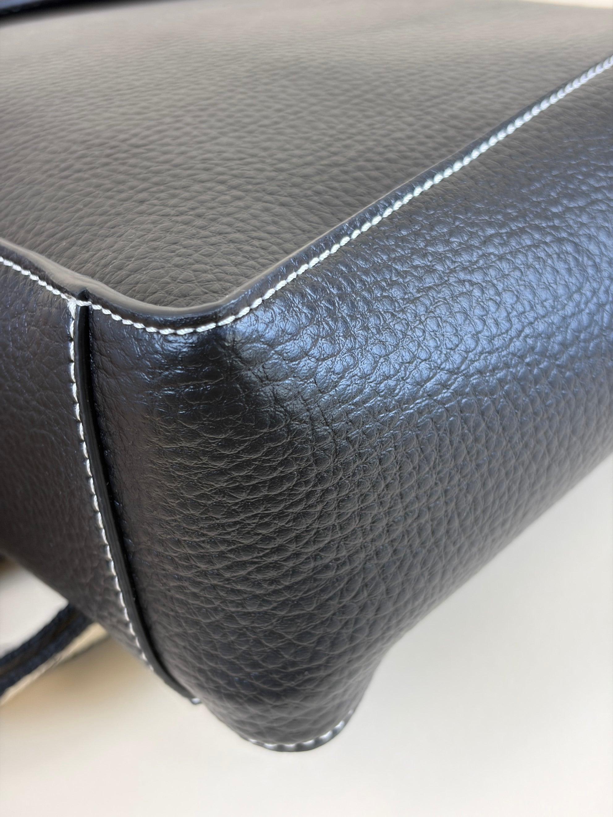 Stella Mccartney Black Logo Square Crossbody Bag