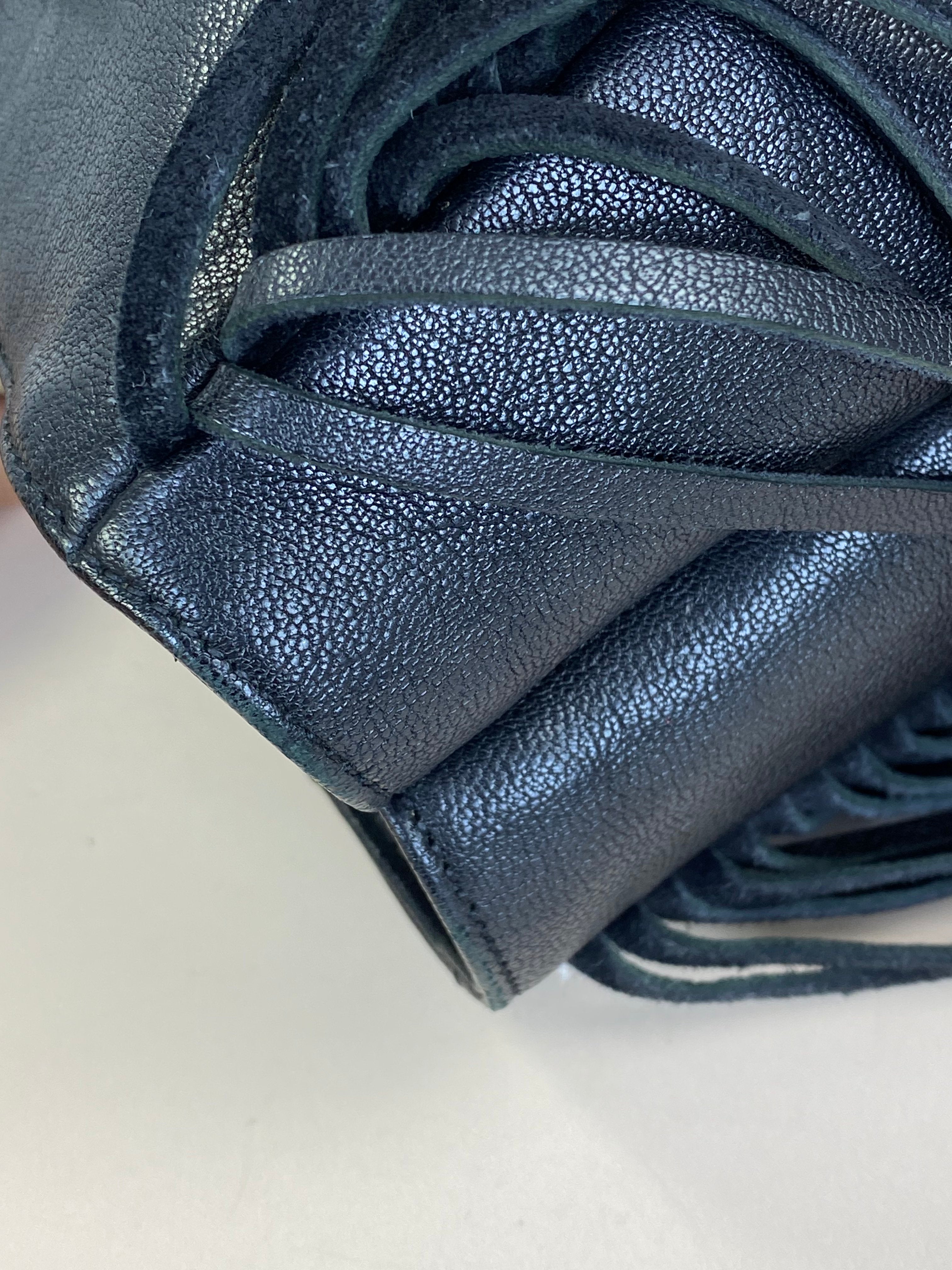 YSL Black Fringe Shopping Bag