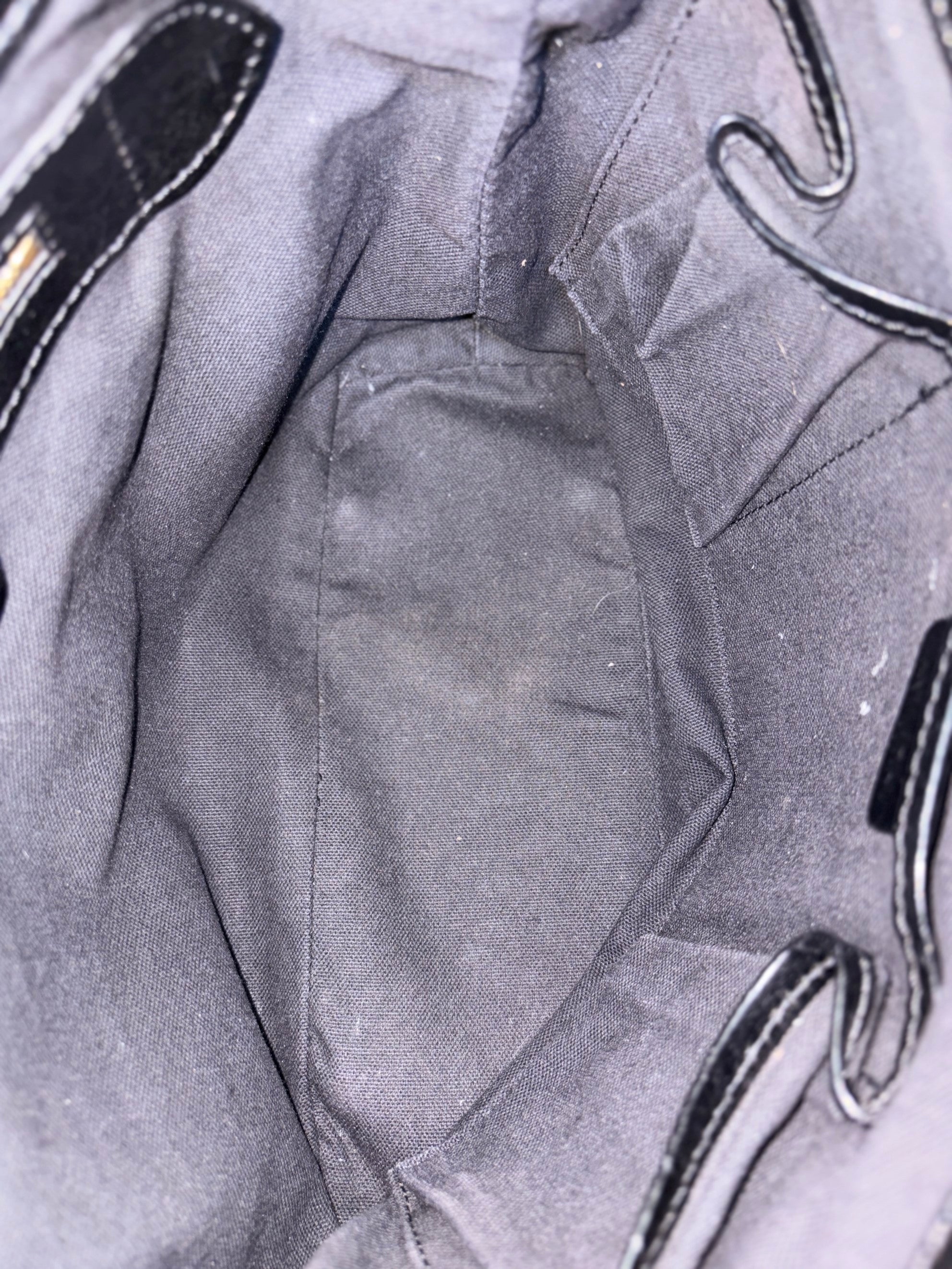 Burberry Black House Check Bridle Tote Bag