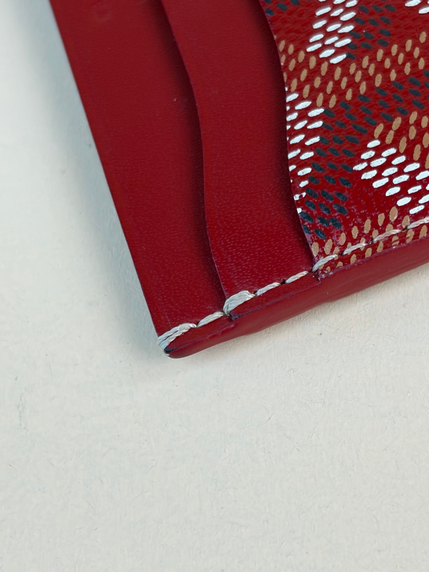 Goyard Red Saint Sulpice Card Holder