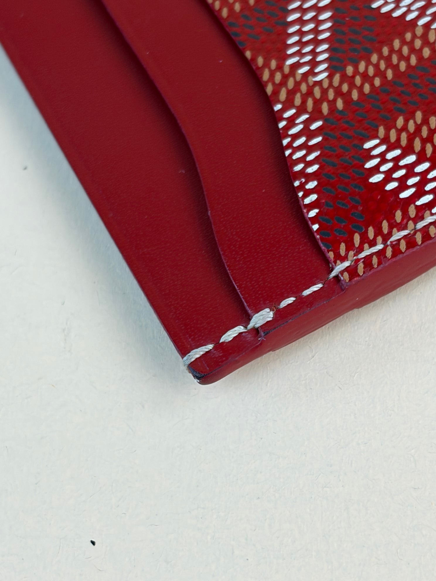 Goyard Red Saint Sulpice Card Holder