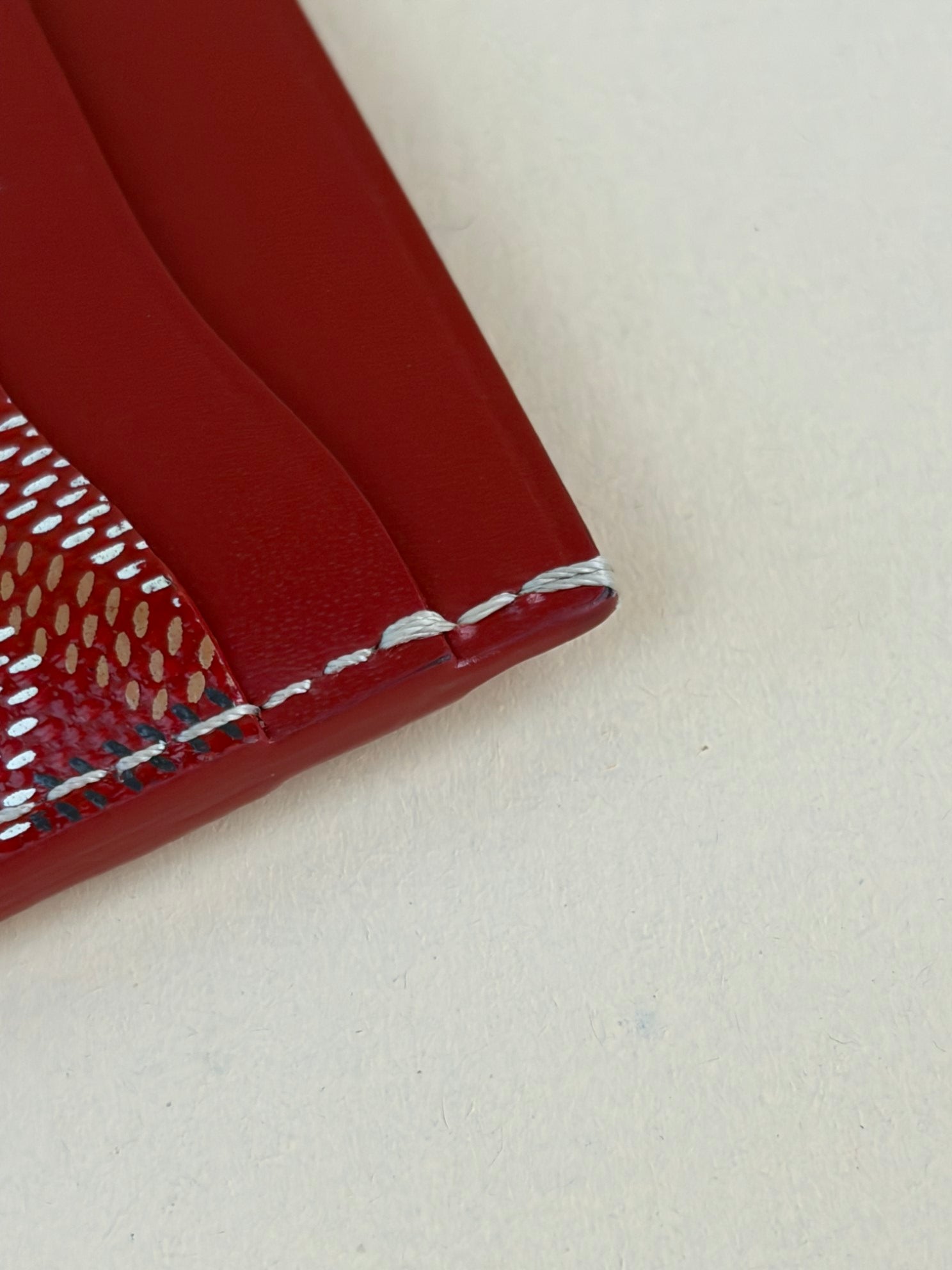 Goyard Red Saint Sulpice Card Holder