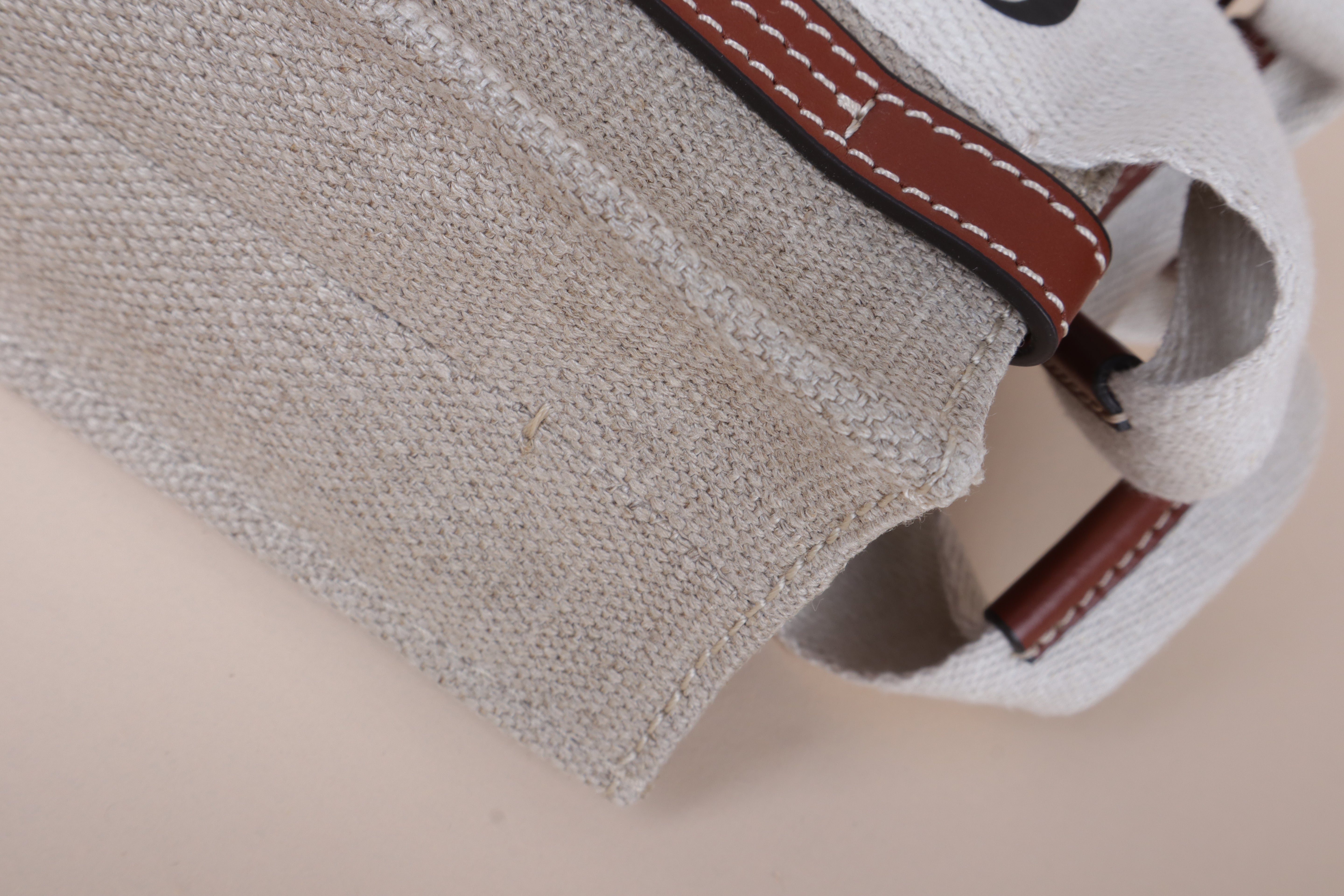 Chloe woody mini tote