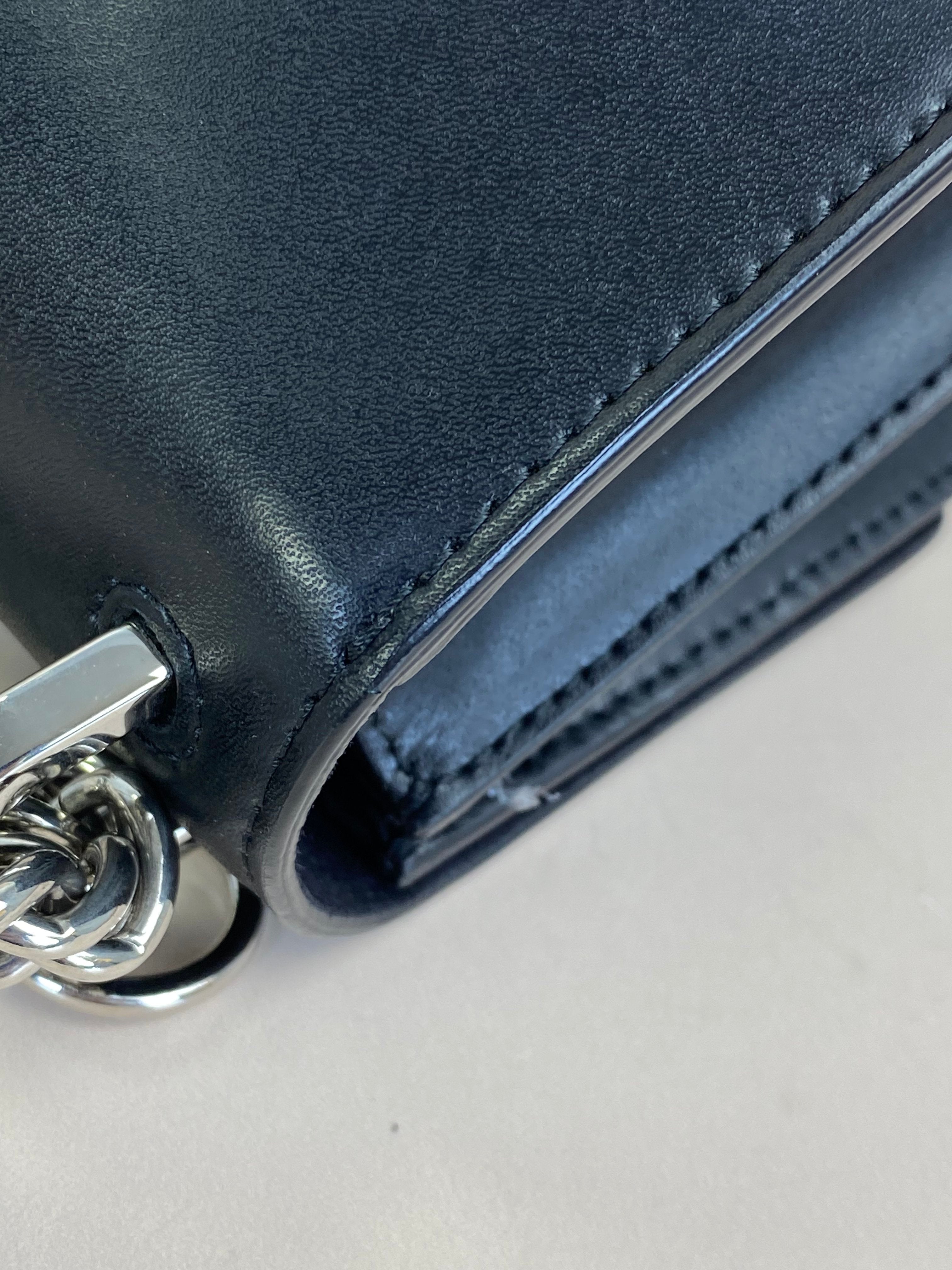 Fendi Black Mini Kan I Shoulder Bag