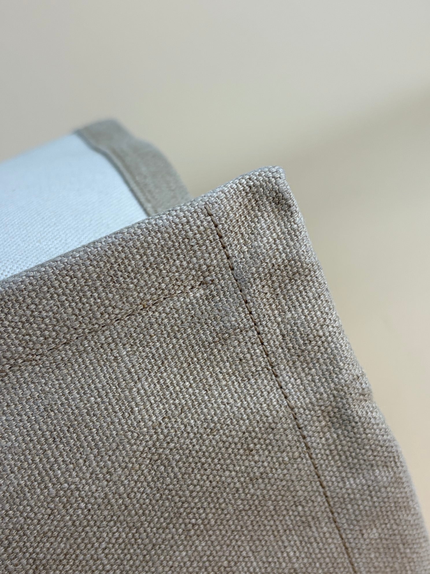 YSL Linen Small Rive Gauche Tote Bag