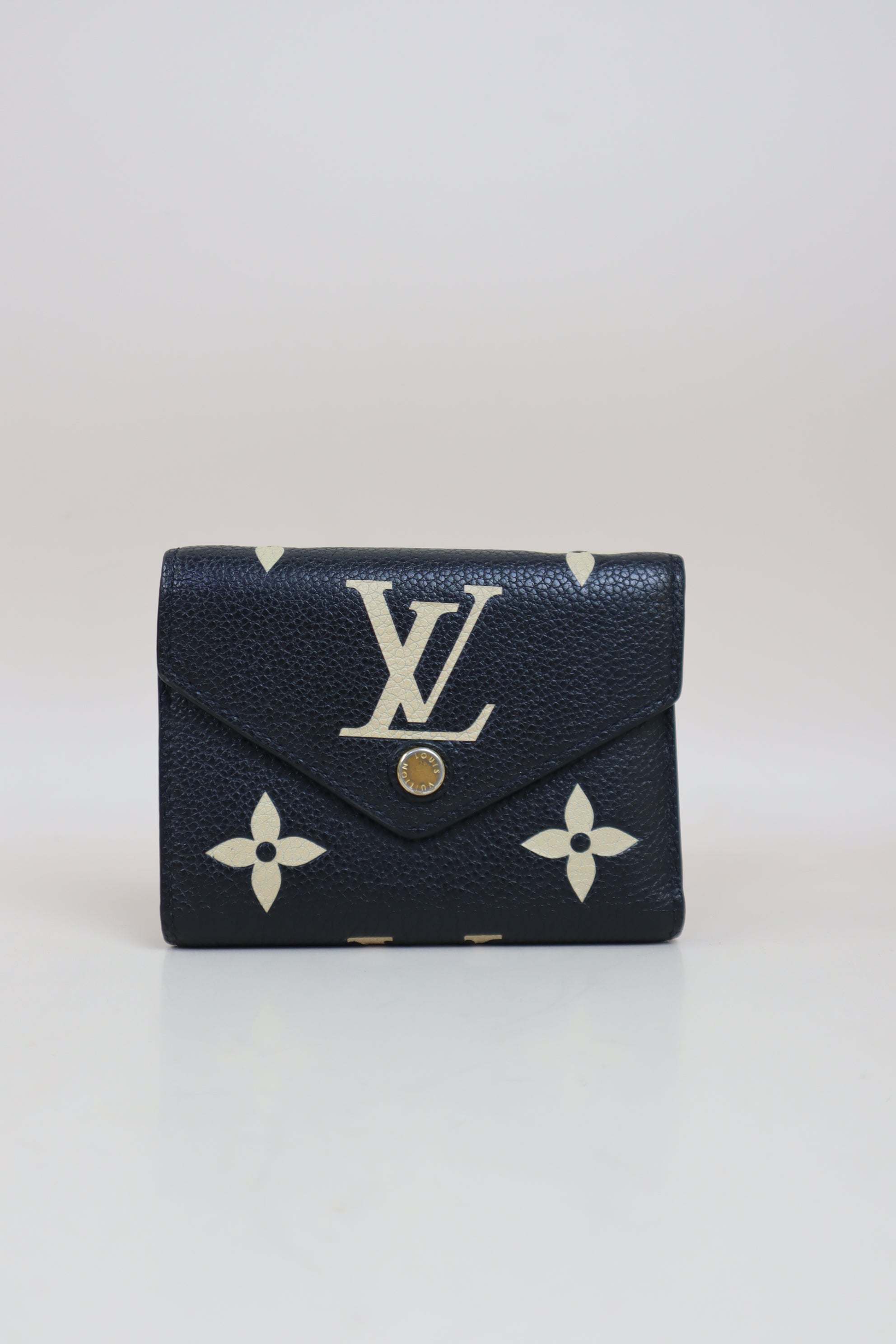 Louis Vuitton Black Monogram Victorine Small Wallet