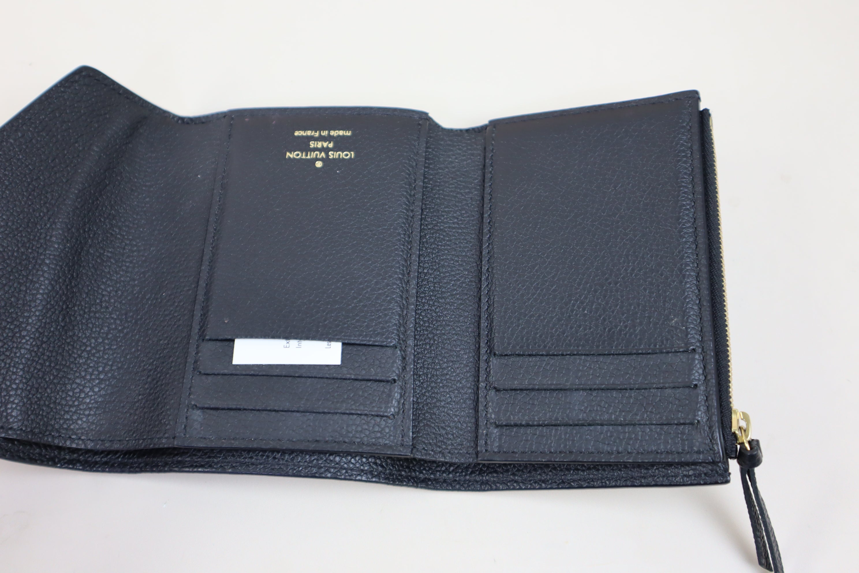 Louis Vuitton Black Monogram Victorine Small Wallet