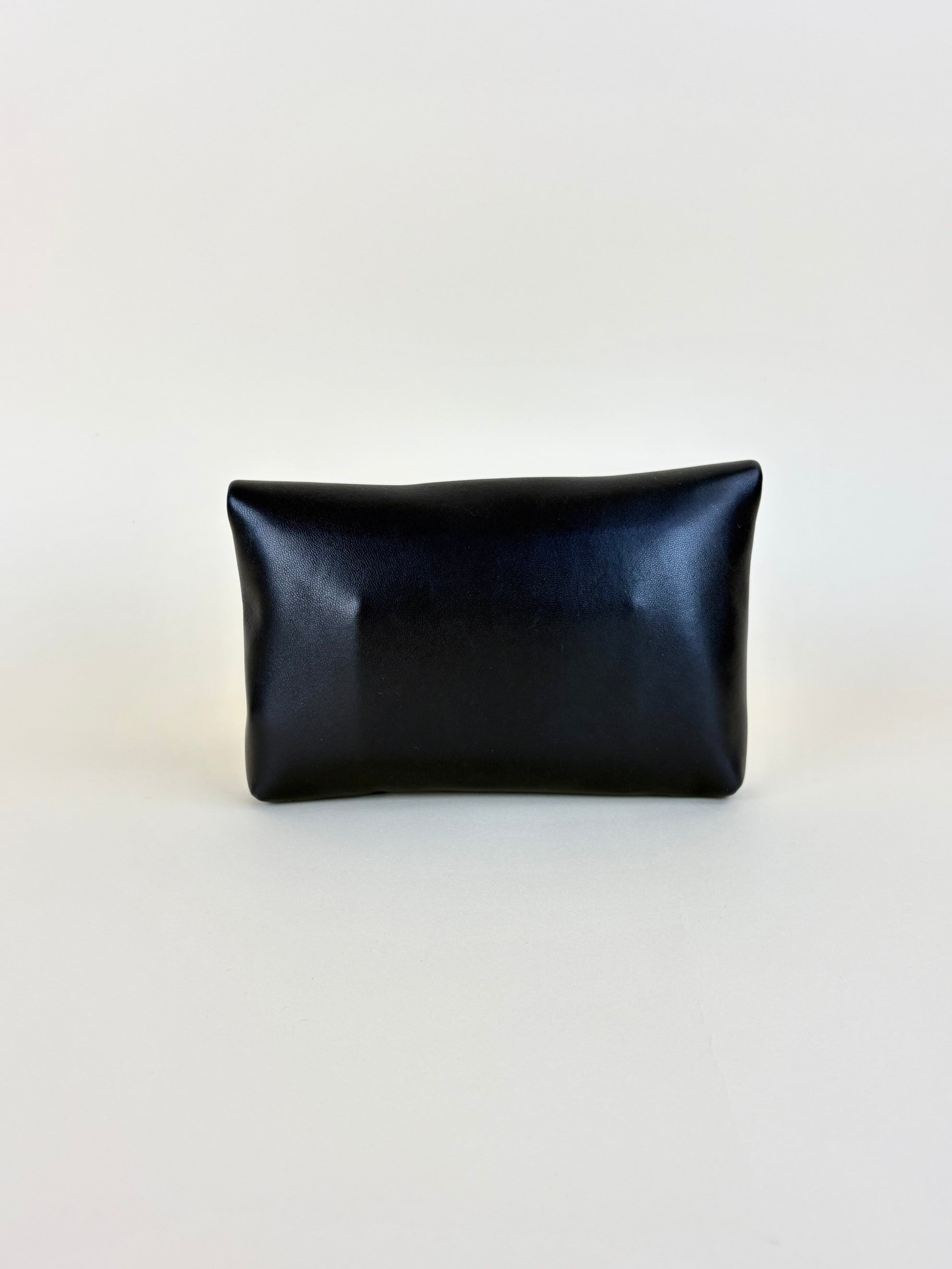 ysl black lambskin Cassandre small envelope pouch