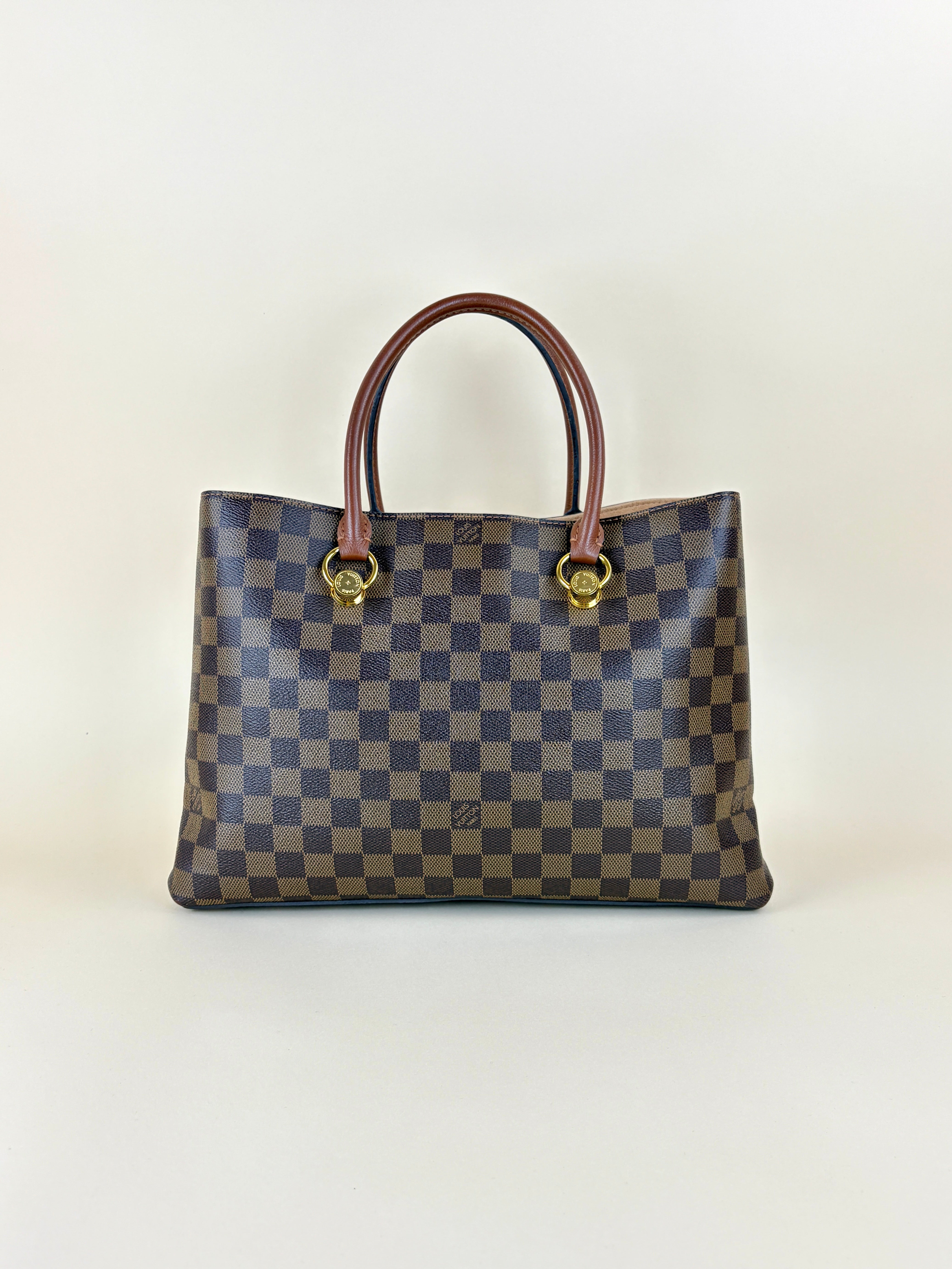 Louis Vuitton Damier Ebene Brown LV Riverside Tote Bag