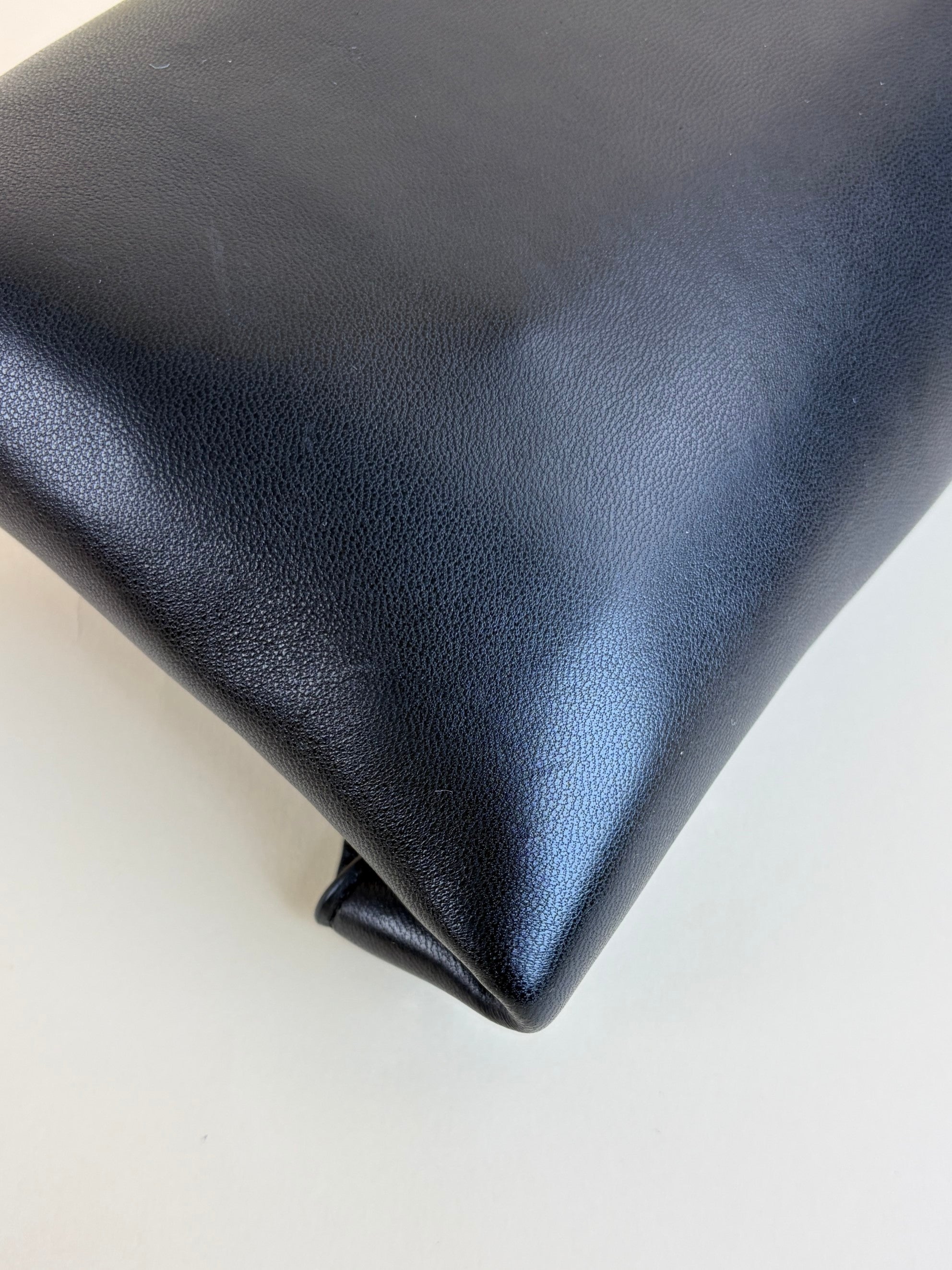 ysl black lambskin Cassandre small envelope pouch
