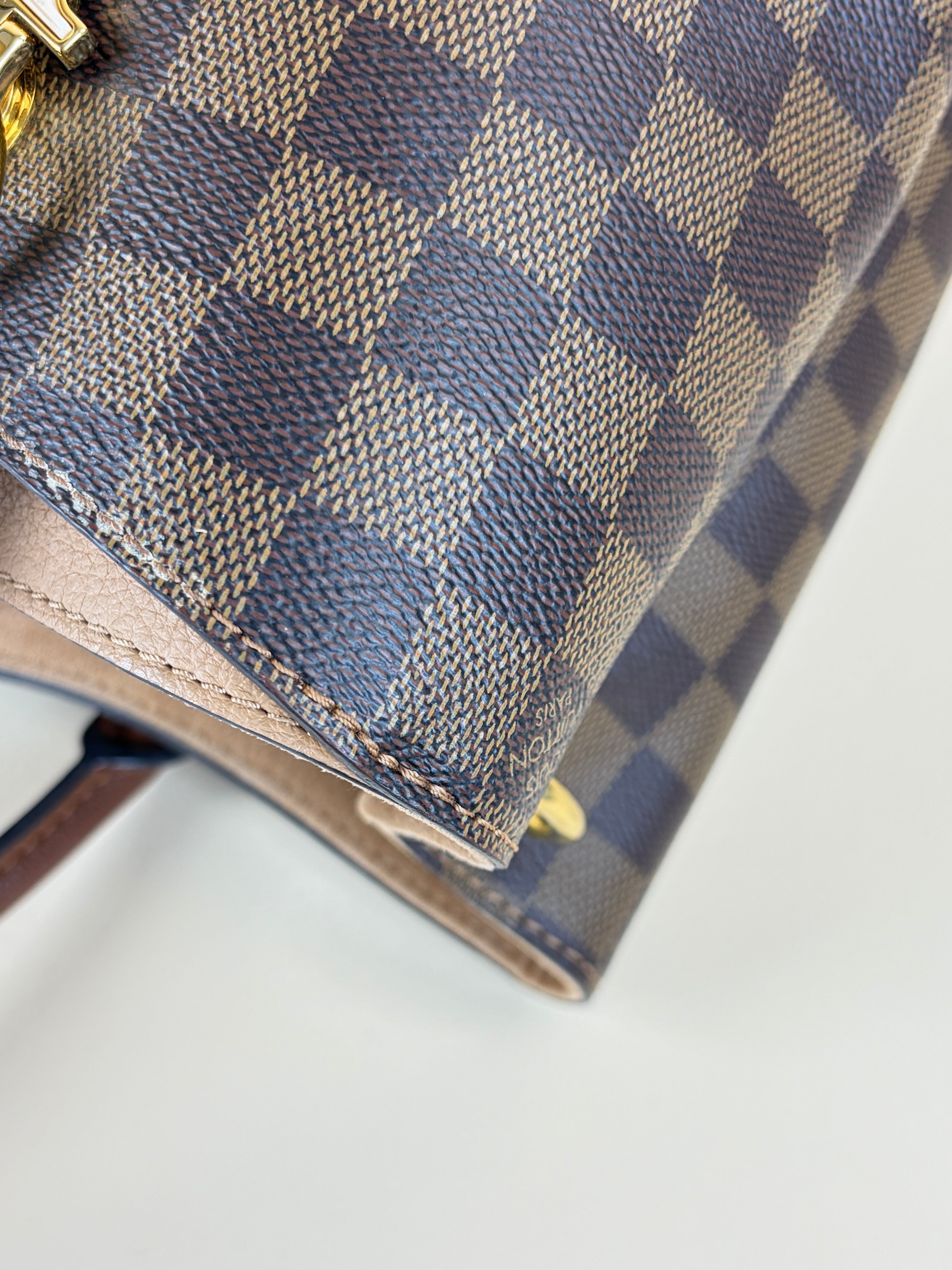 Louis Vuitton Damier Ebene Brown LV Riverside Tote Bag