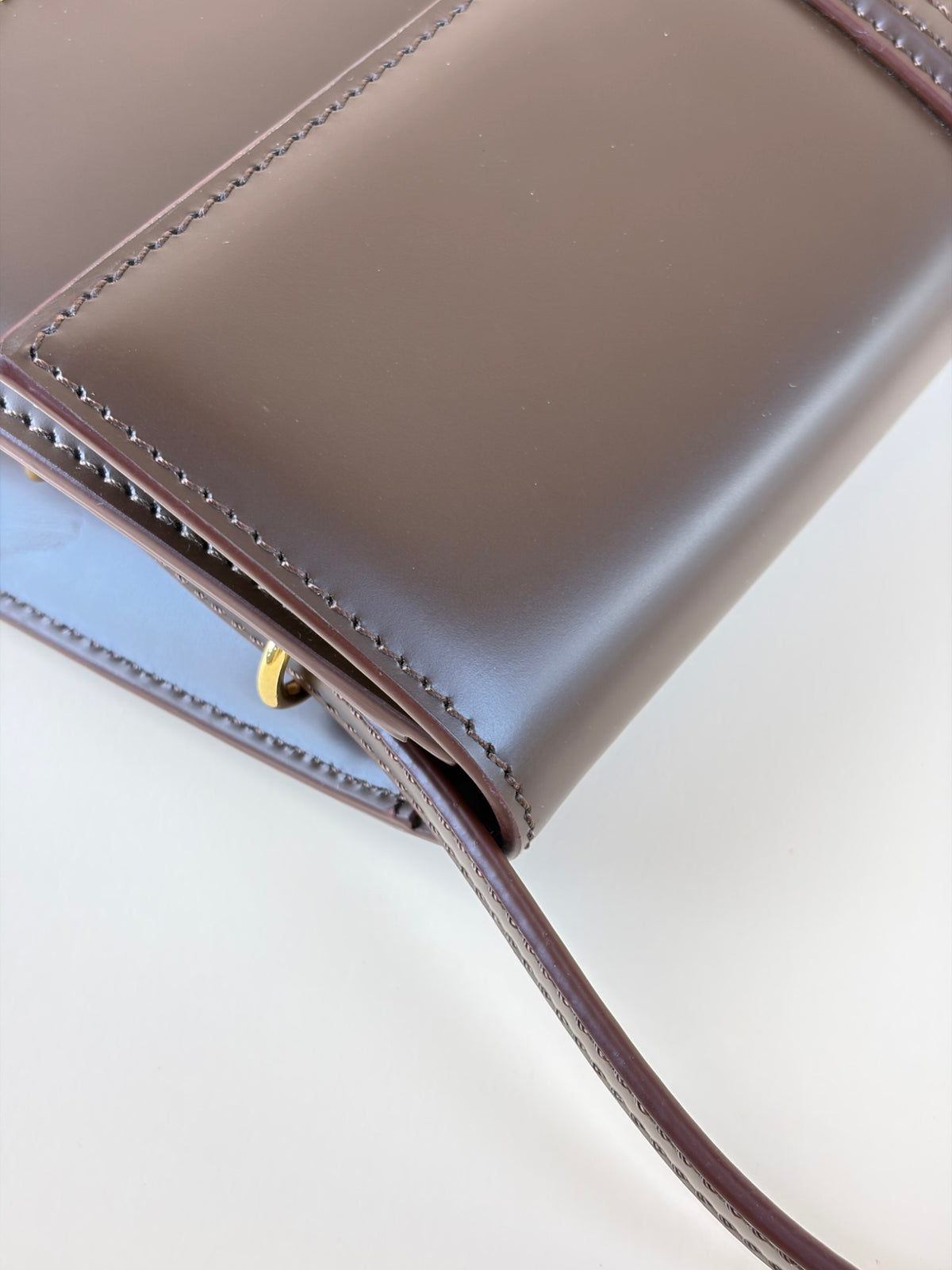 JACQUEMUS the long bambino brown bag