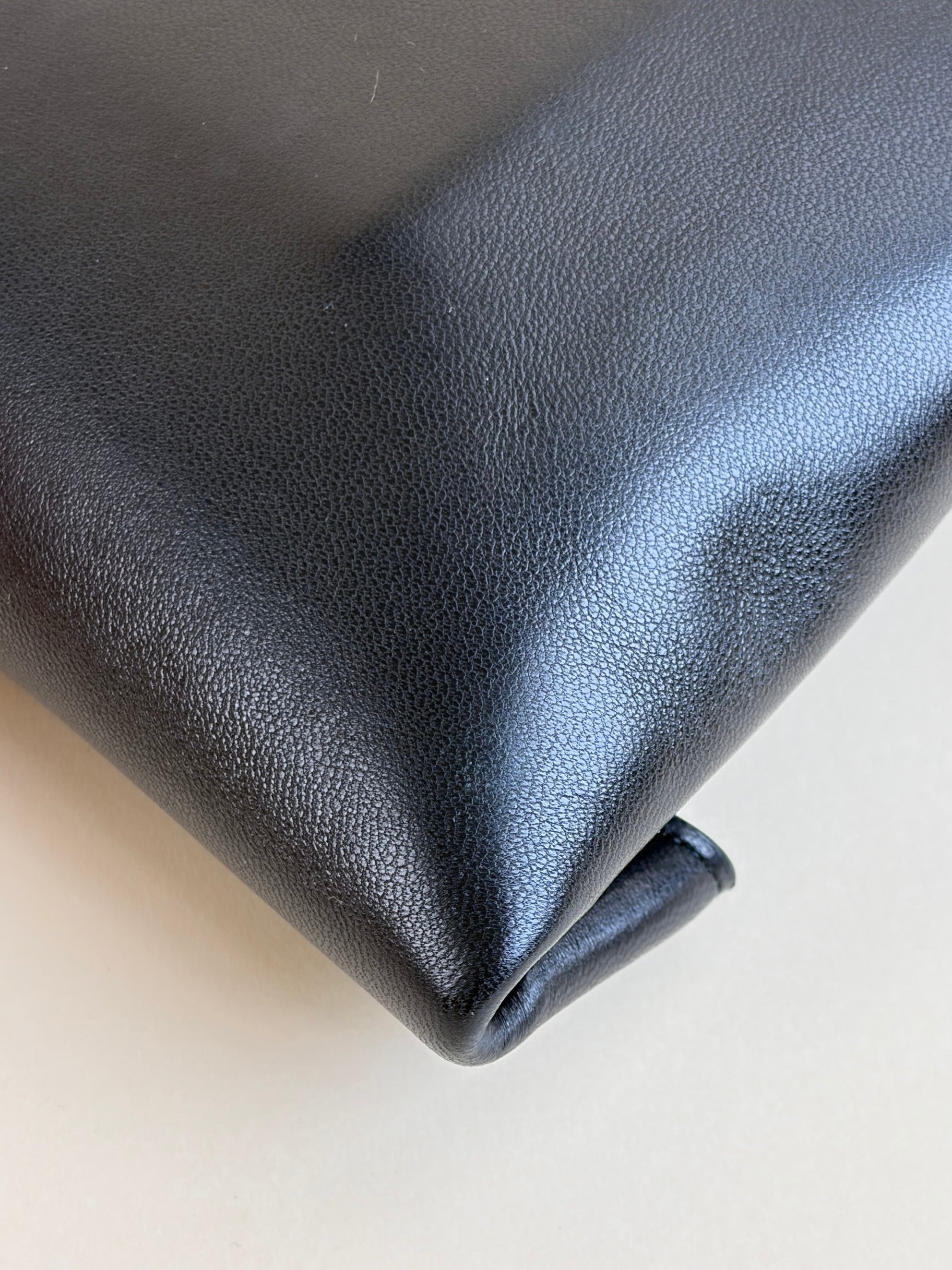 ysl black lambskin Cassandre small envelope pouch