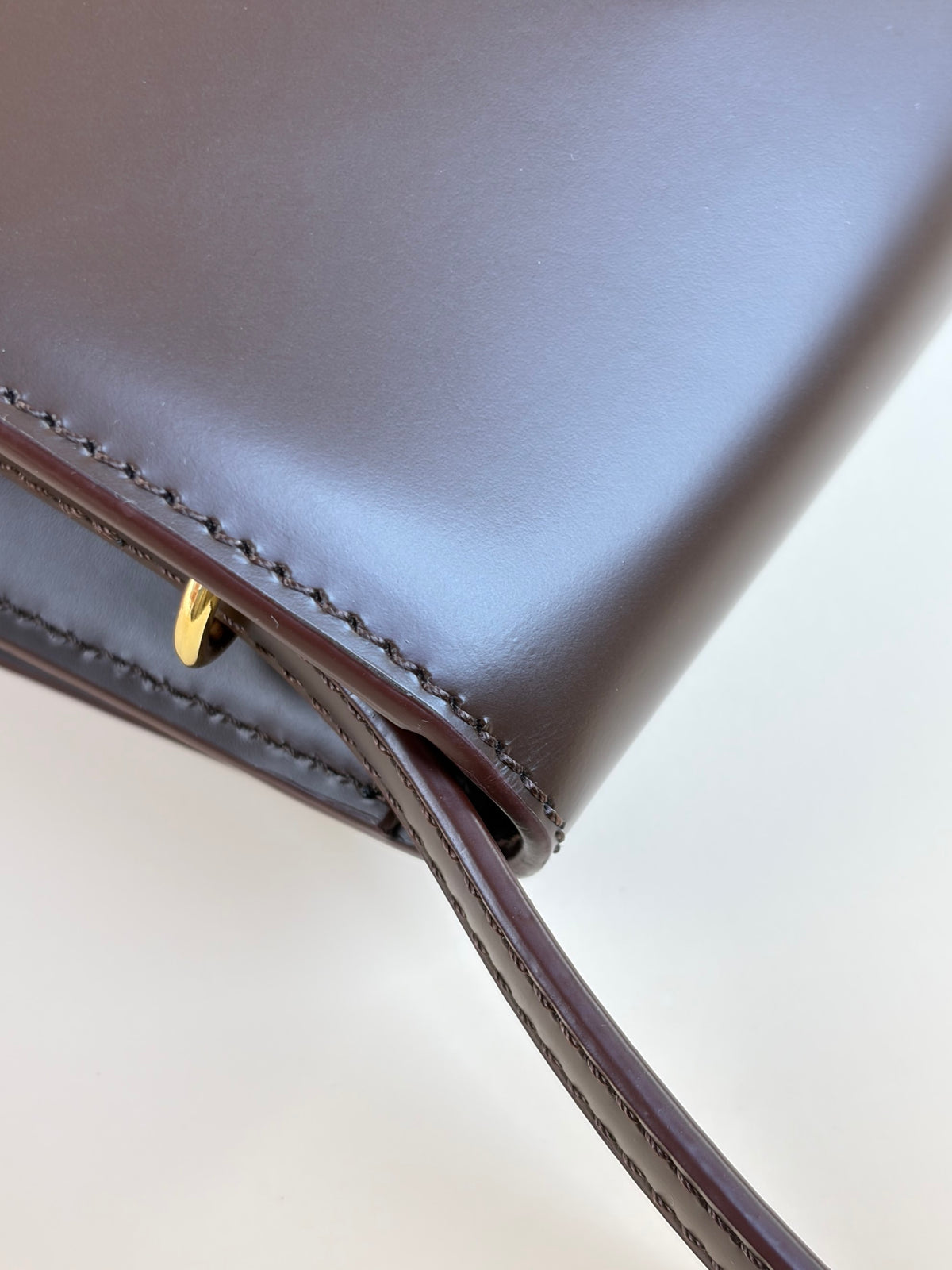 JACQUEMUS the long bambino brown bag