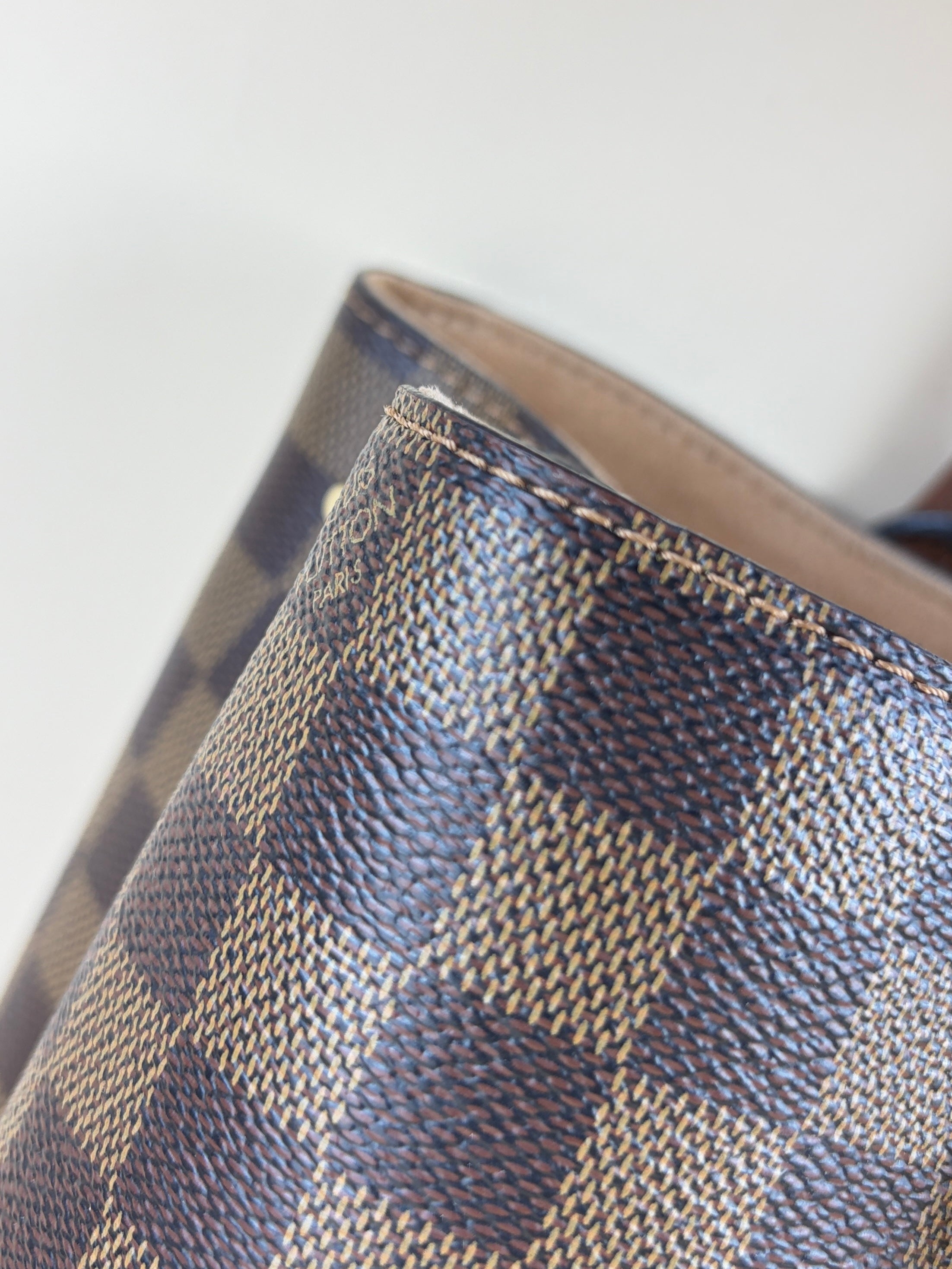 Louis Vuitton Damier Ebene Brown LV Riverside Tote Bag