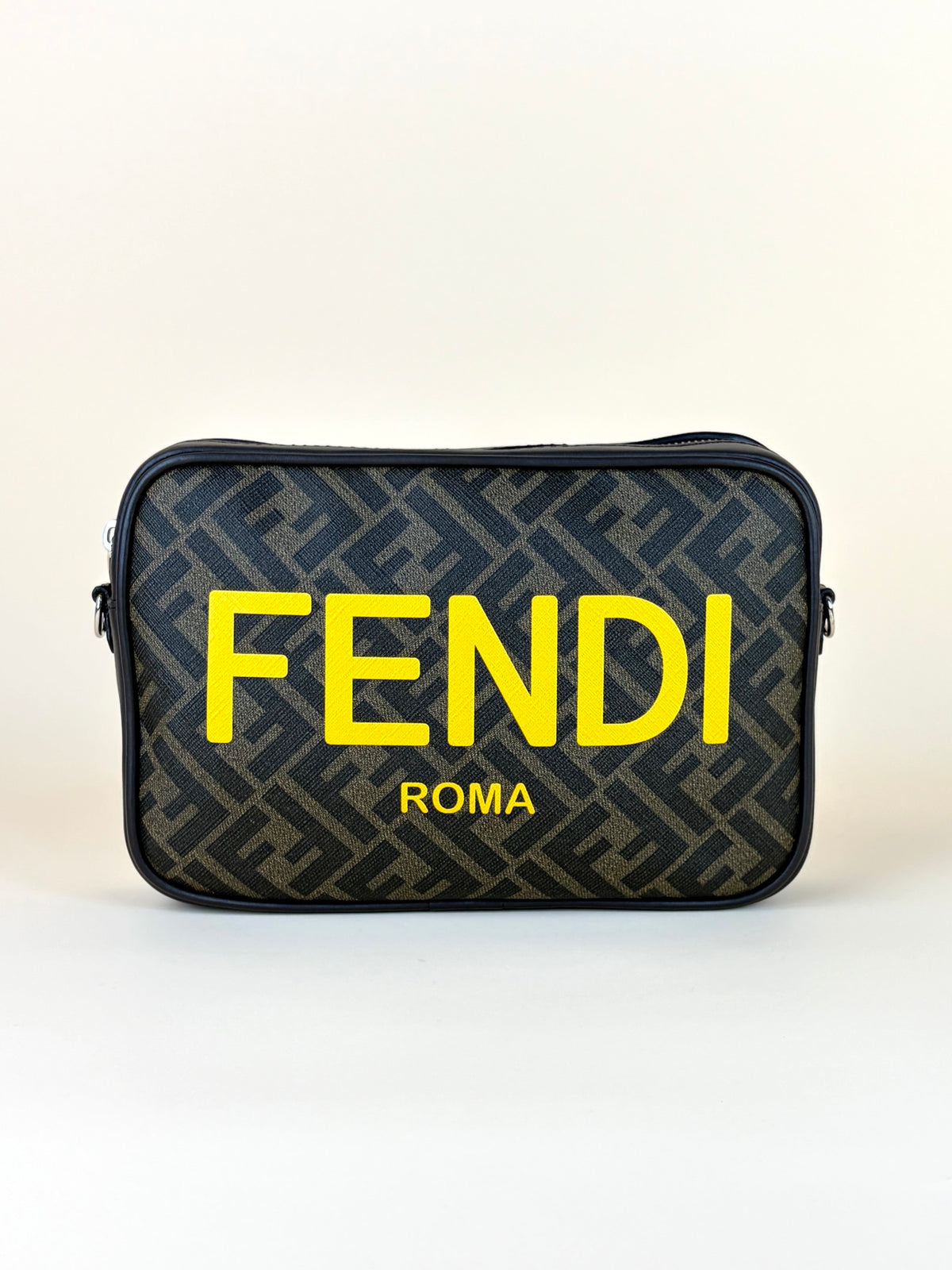 Fendi camera case medium ff yellow Fendi logo bumbag