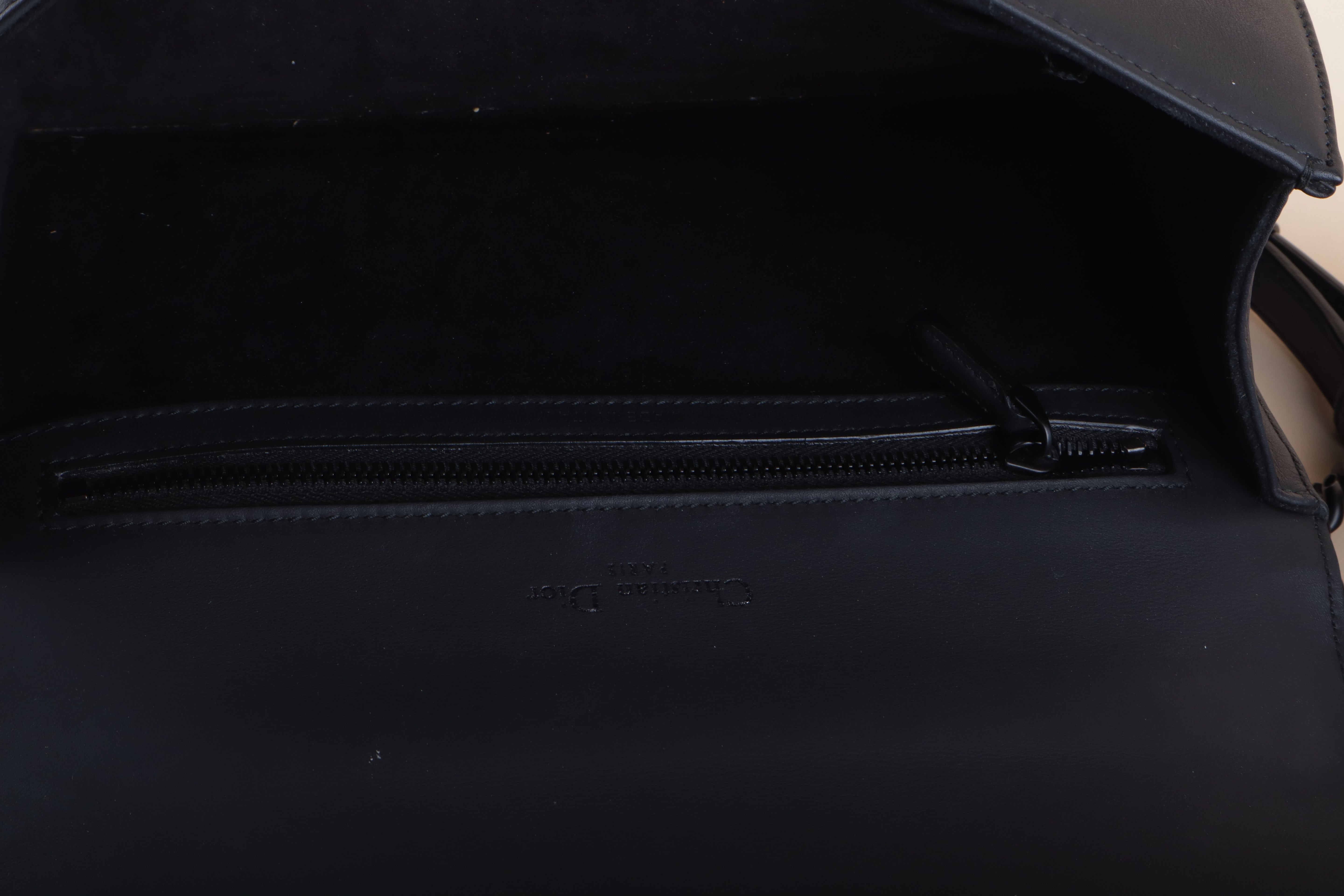 DIOR medium with matt studded black diorama