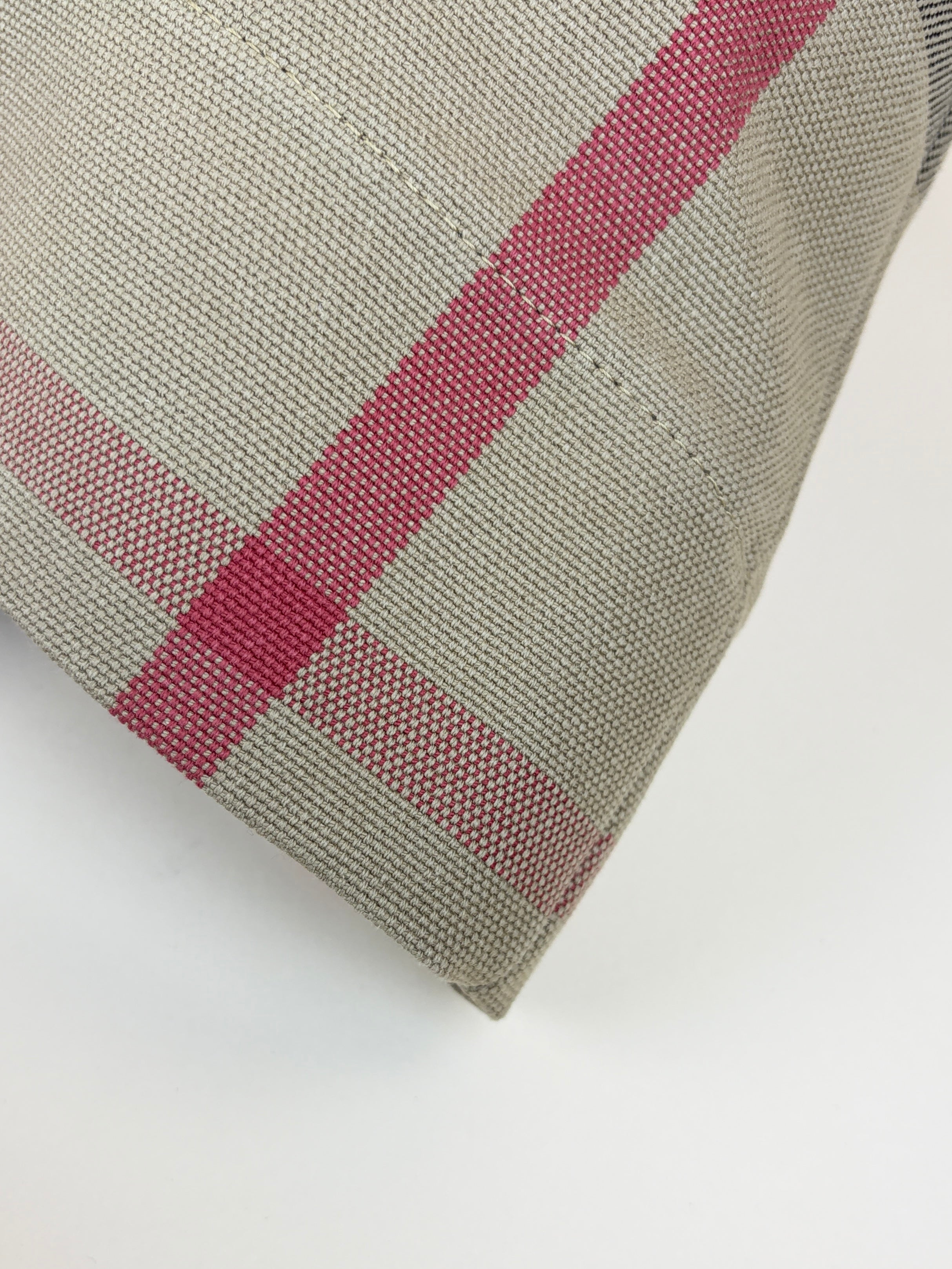 Burberry Taupe Brown Check Medium London Tote Bag