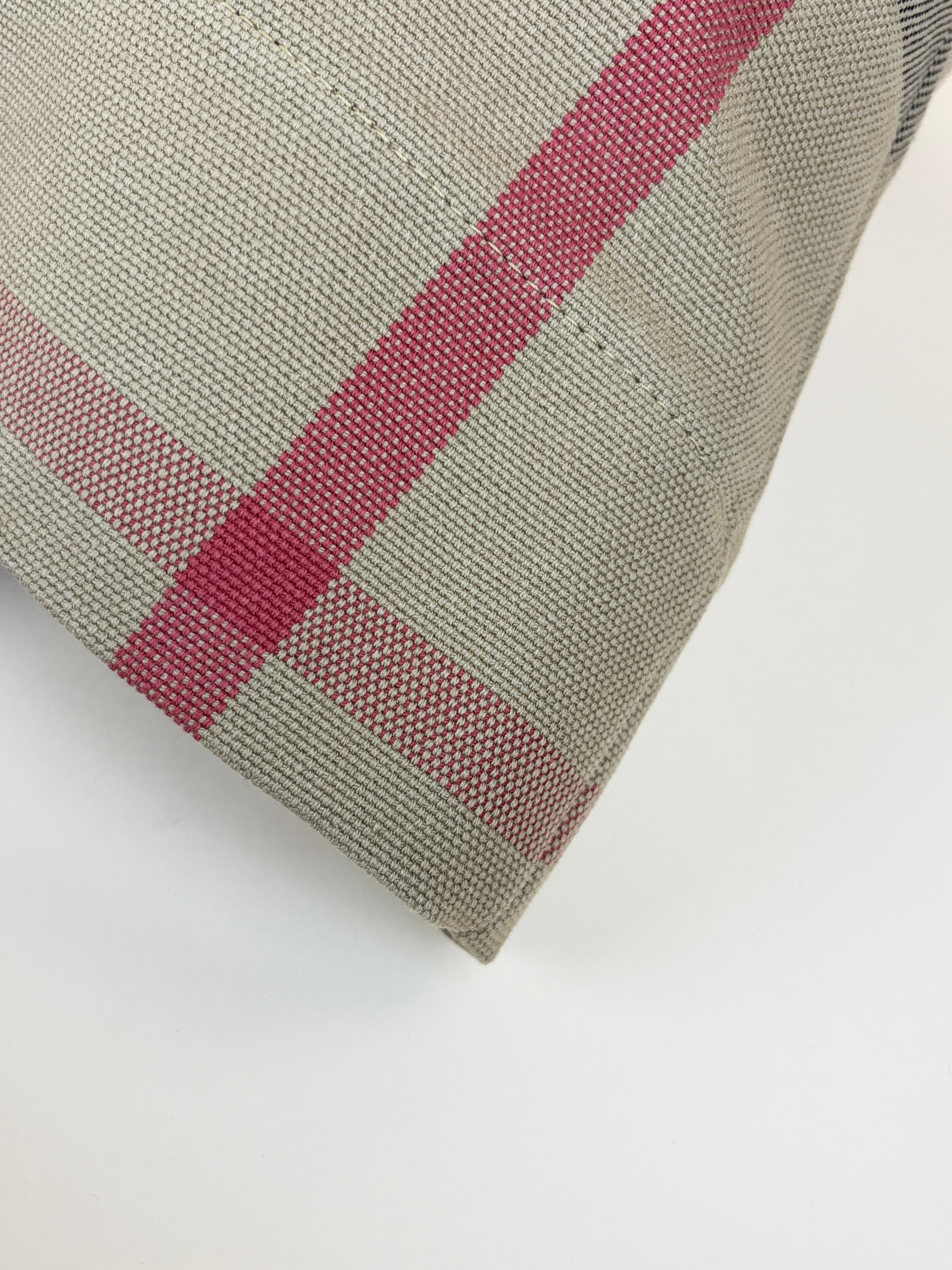 Burberry Taupe Brown Check Medium London Tote Bag