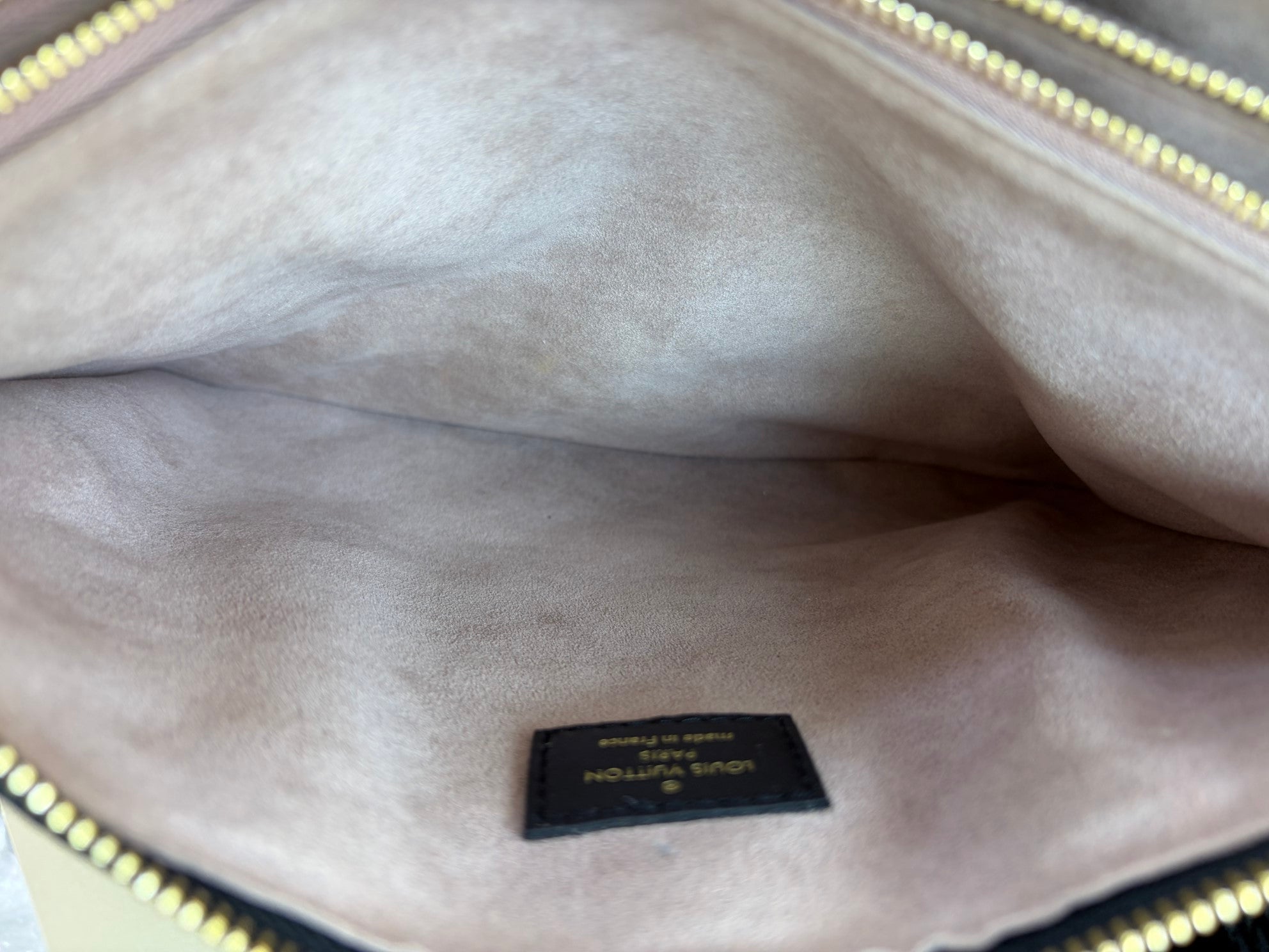 Louis Vuitton black Monogram Empreinte Coussin PM Shoulder Bag