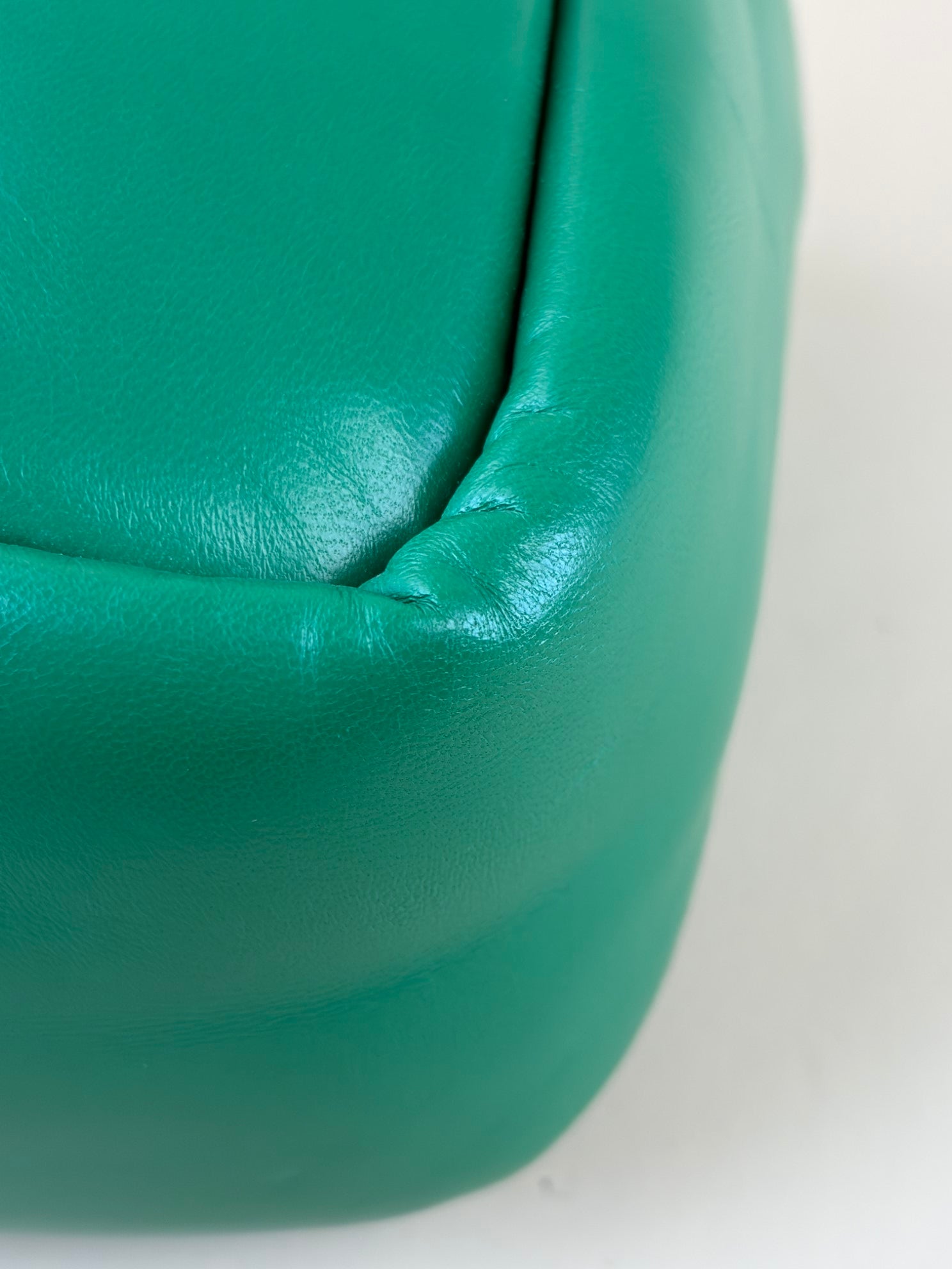 PRADA green Nappa soft small, padded tote bag