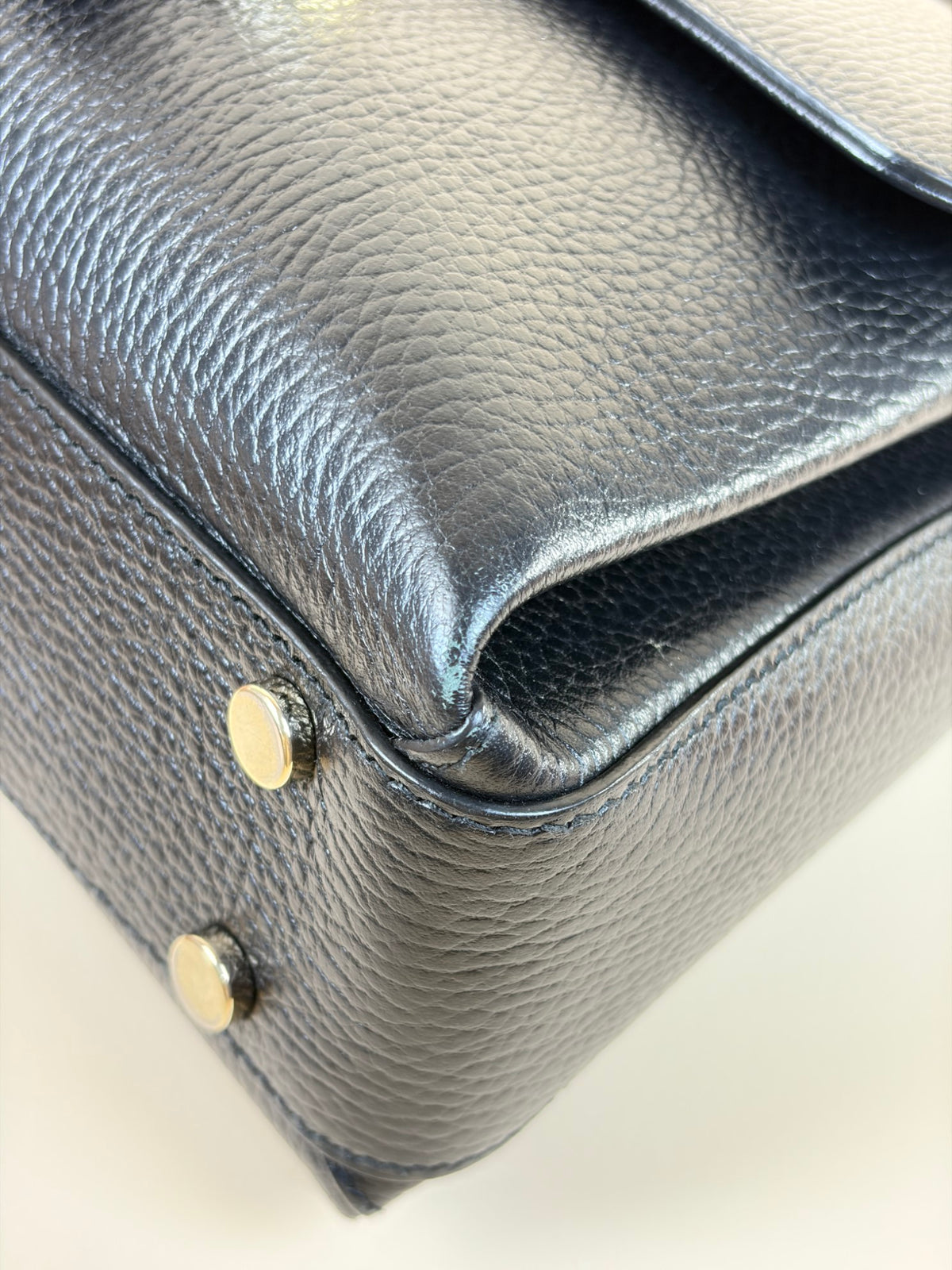 Gucci dollar calfskin interlocking g
