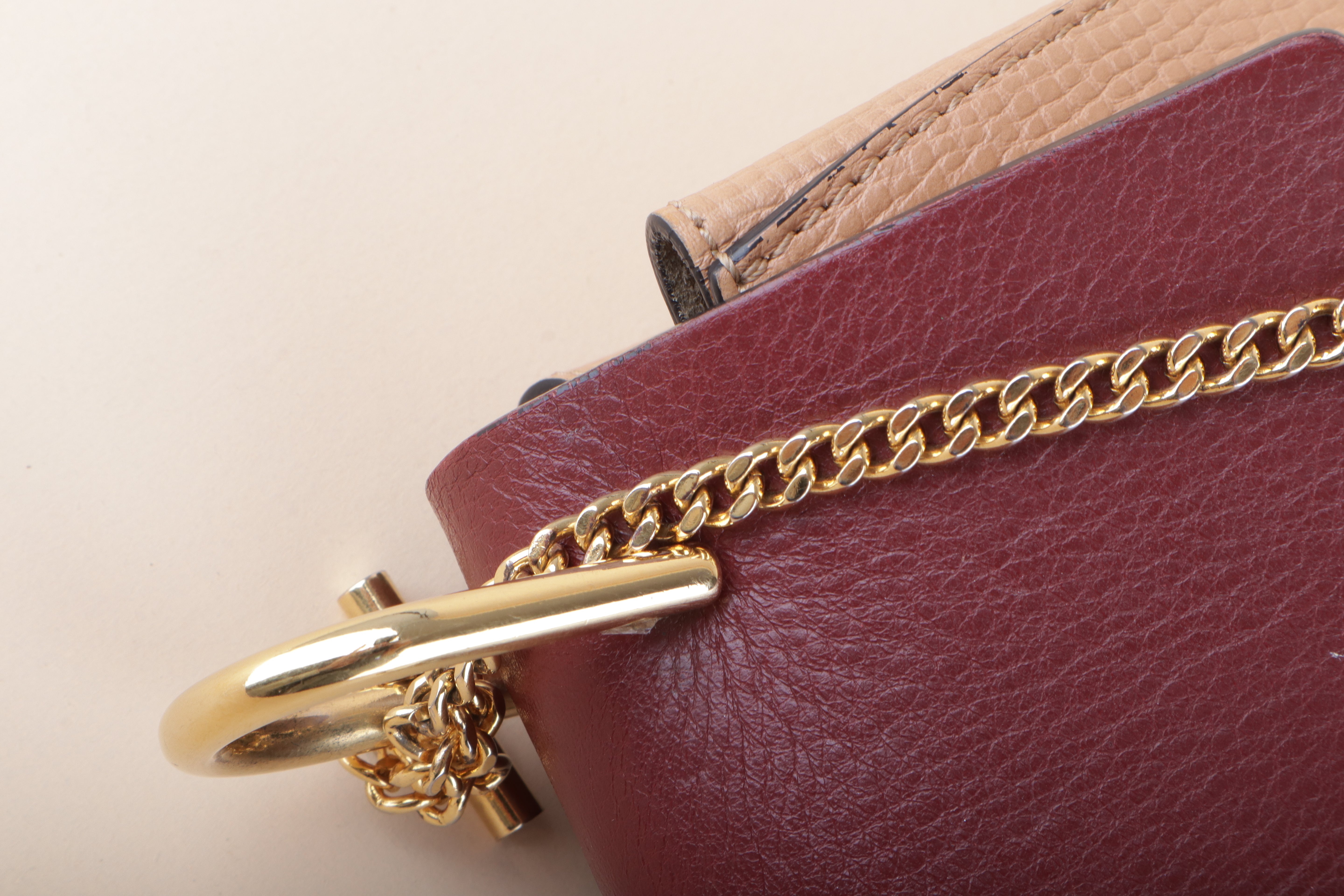 Chloe Bicolor Small Drew Crossbody Bag