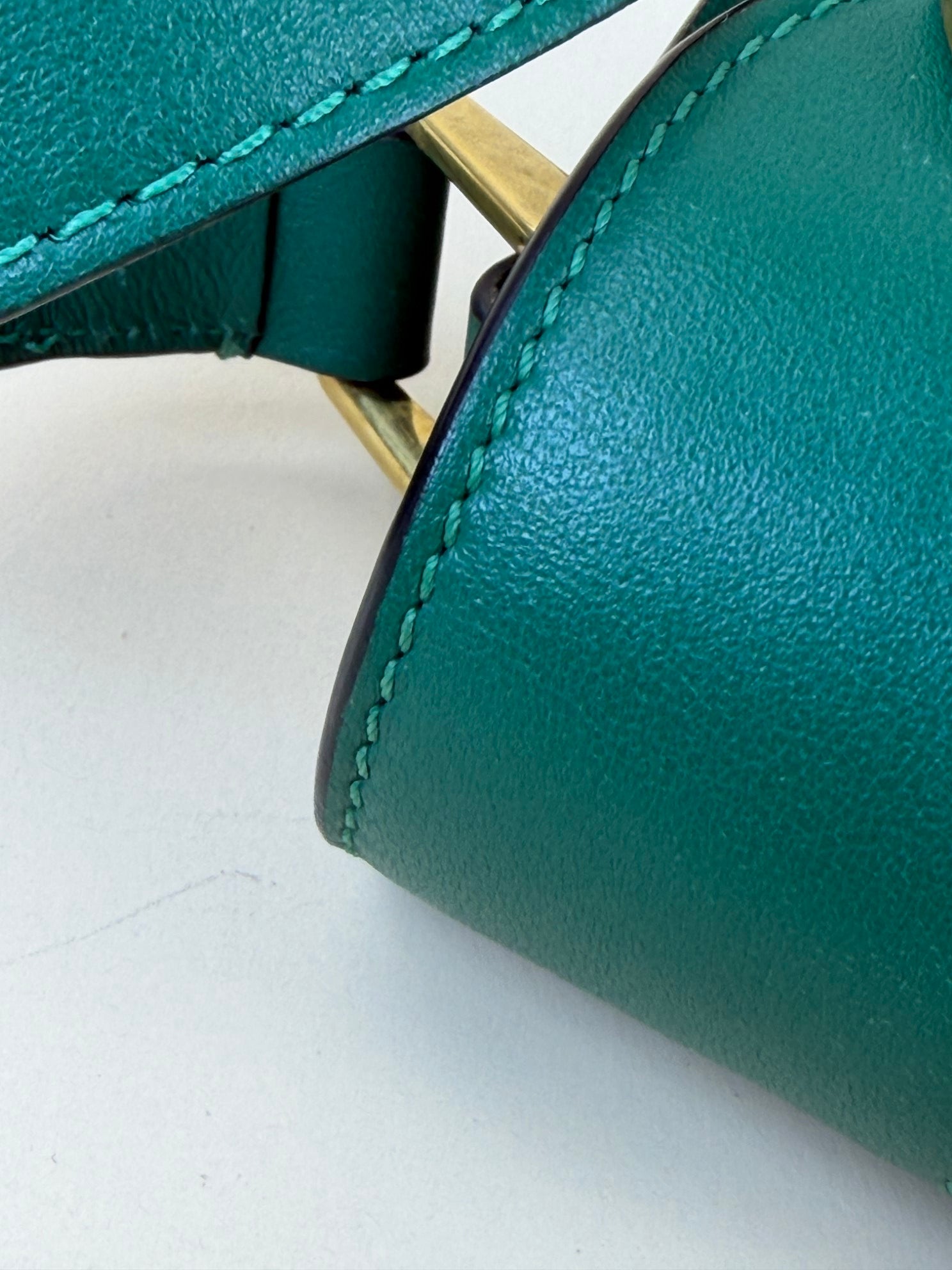 Valentino green Supervee  Small Shoulder Bag