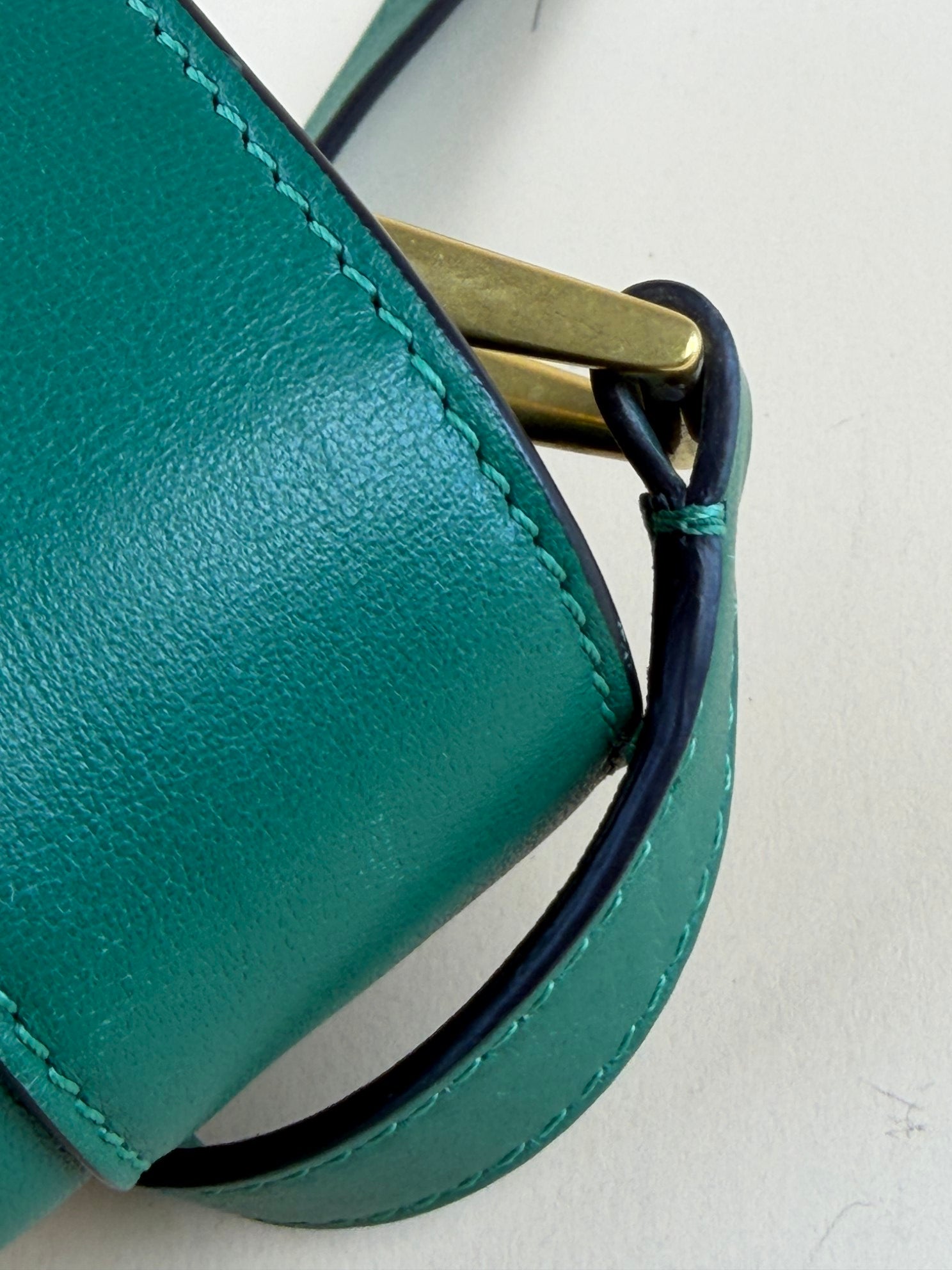 Valentino green Supervee  Small Shoulder Bag