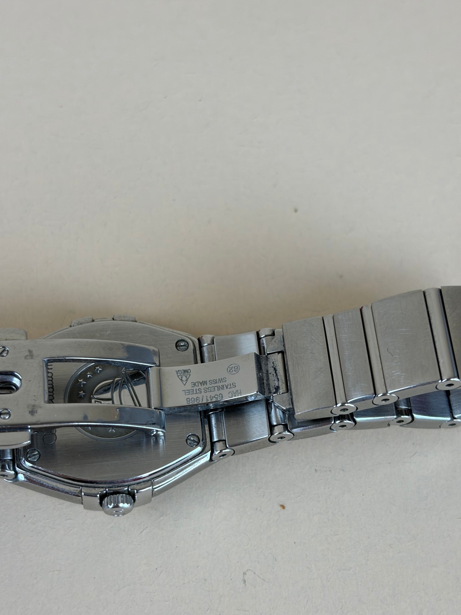 Omega Stainless Steel ladies silver Constellation 25mm Watch