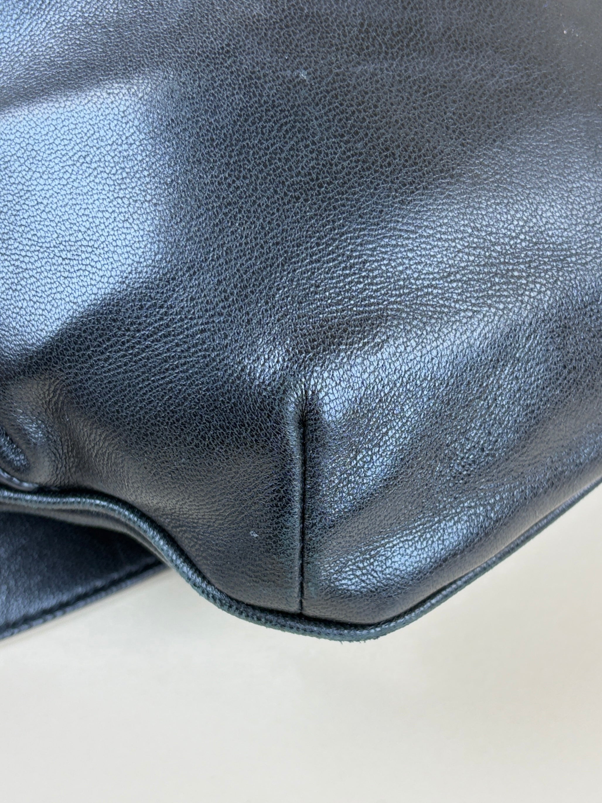 YSL Black Cassandre Classic Belt Bag